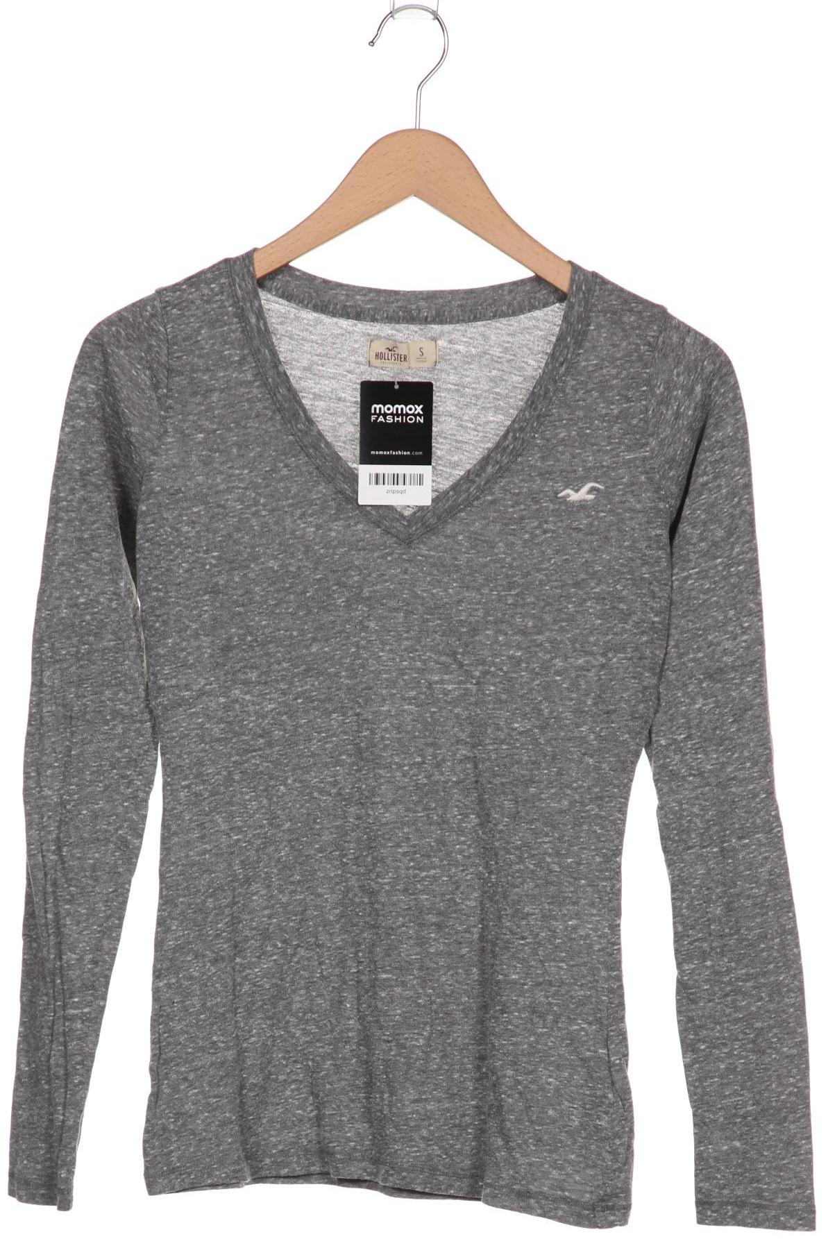 

Hollister Damen Langarmshirt, grau, Gr. 36