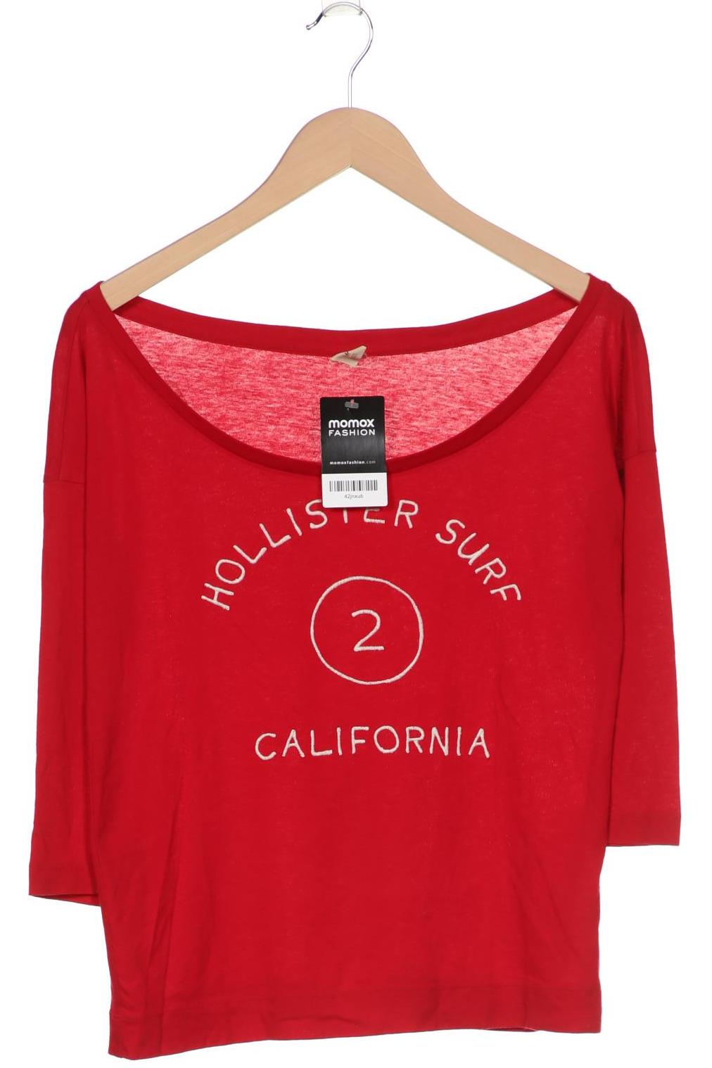 

Hollister Damen Langarmshirt, rot, Gr. 38