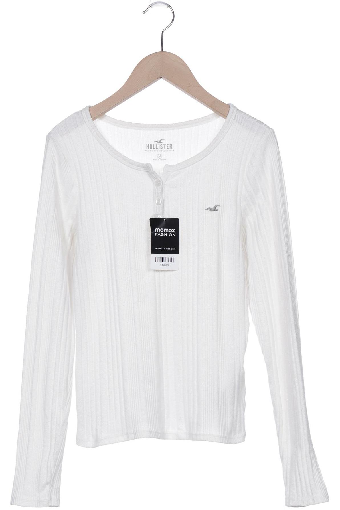 

Hollister Damen Langarmshirt, weiß, Gr. 38