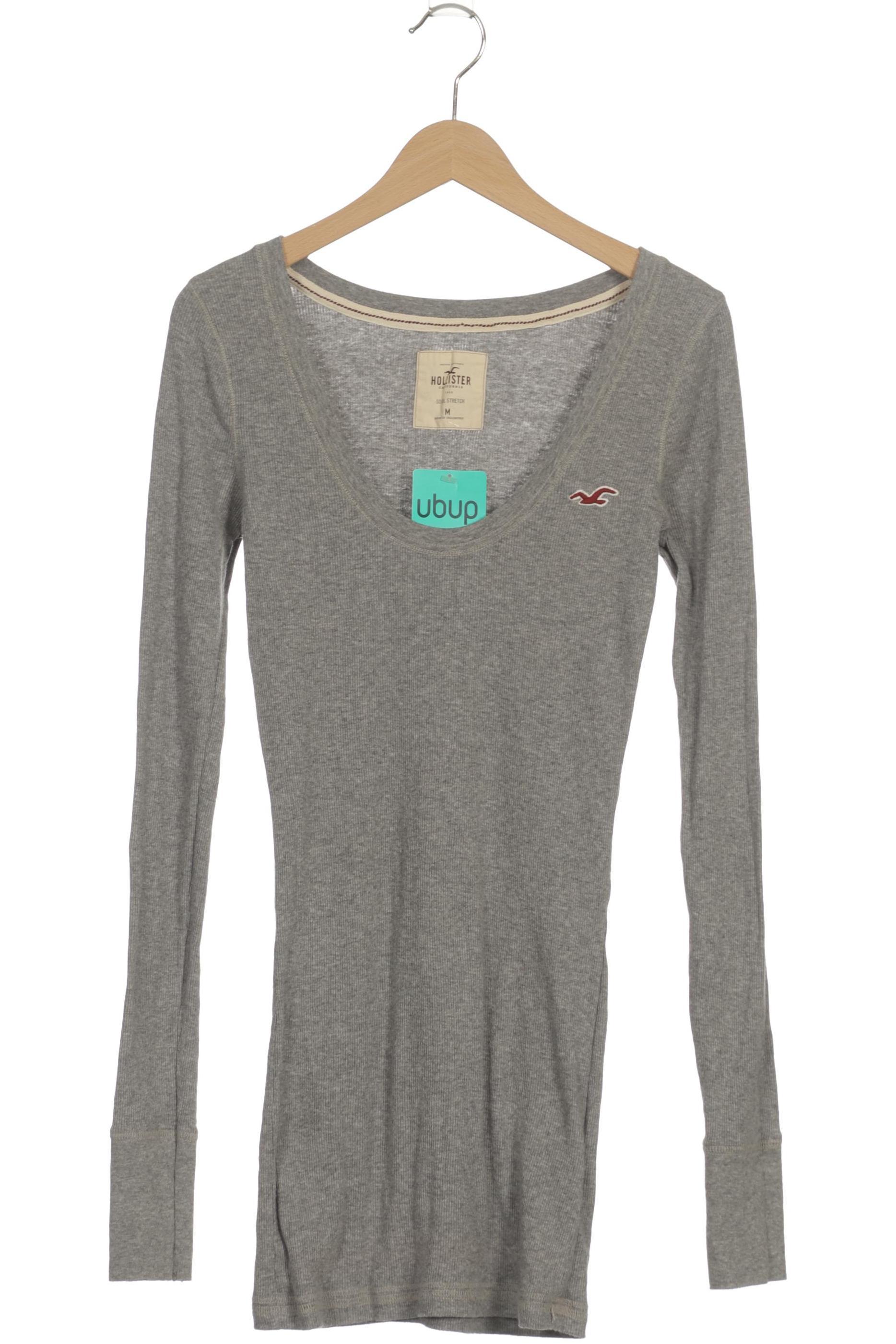 

Hollister Damen Langarmshirt, grau, Gr.