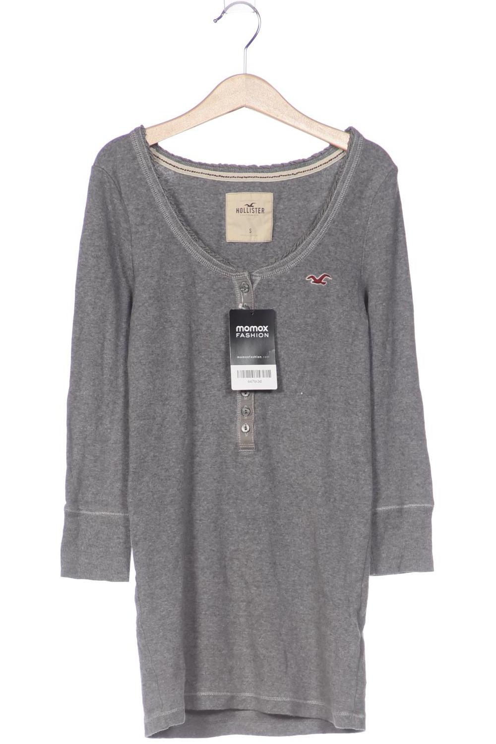 

Hollister Damen Langarmshirt, grau, Gr. 36