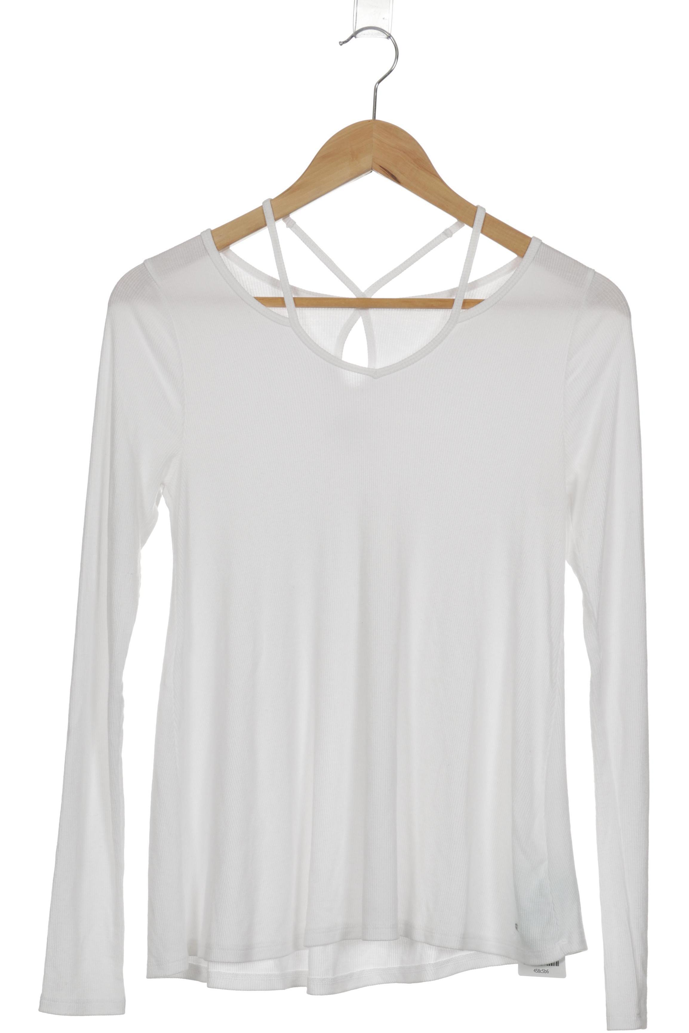 

Hollister Damen Langarmshirt, weiß, Gr.