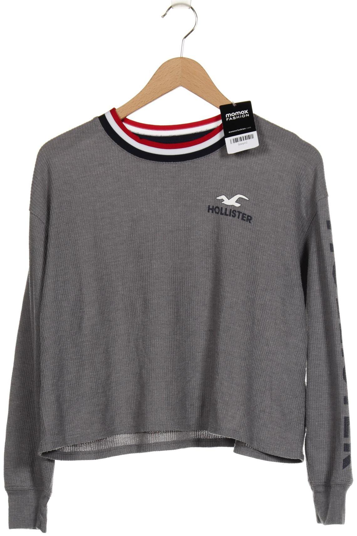 

Hollister Damen Langarmshirt, grau
