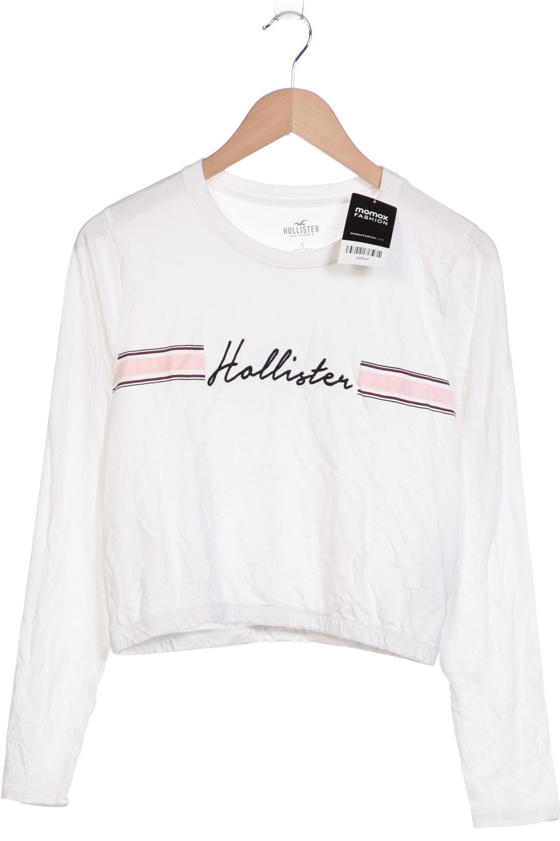 

Hollister Damen Langarmshirt, weiß, Gr. 36