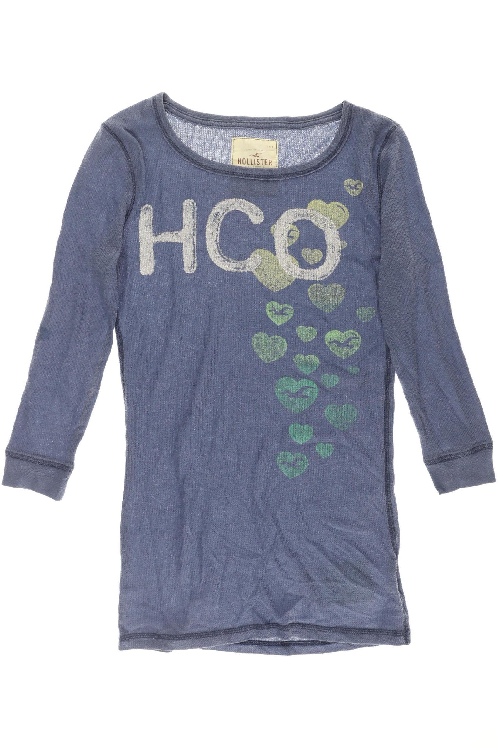 

Hollister Damen Langarmshirt, blau, Gr.
