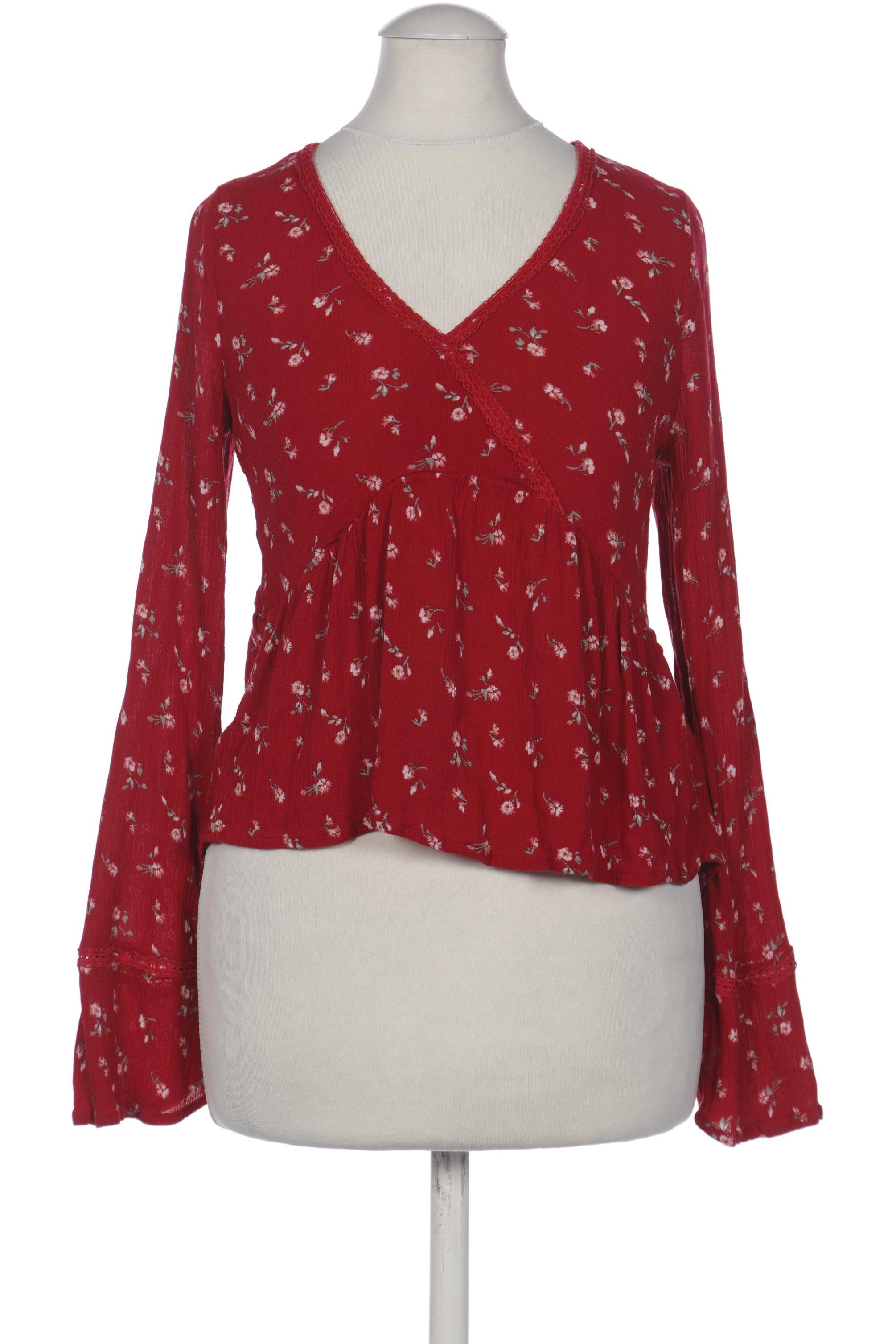 

Hollister Damen Langarmshirt, rot, Gr. 36