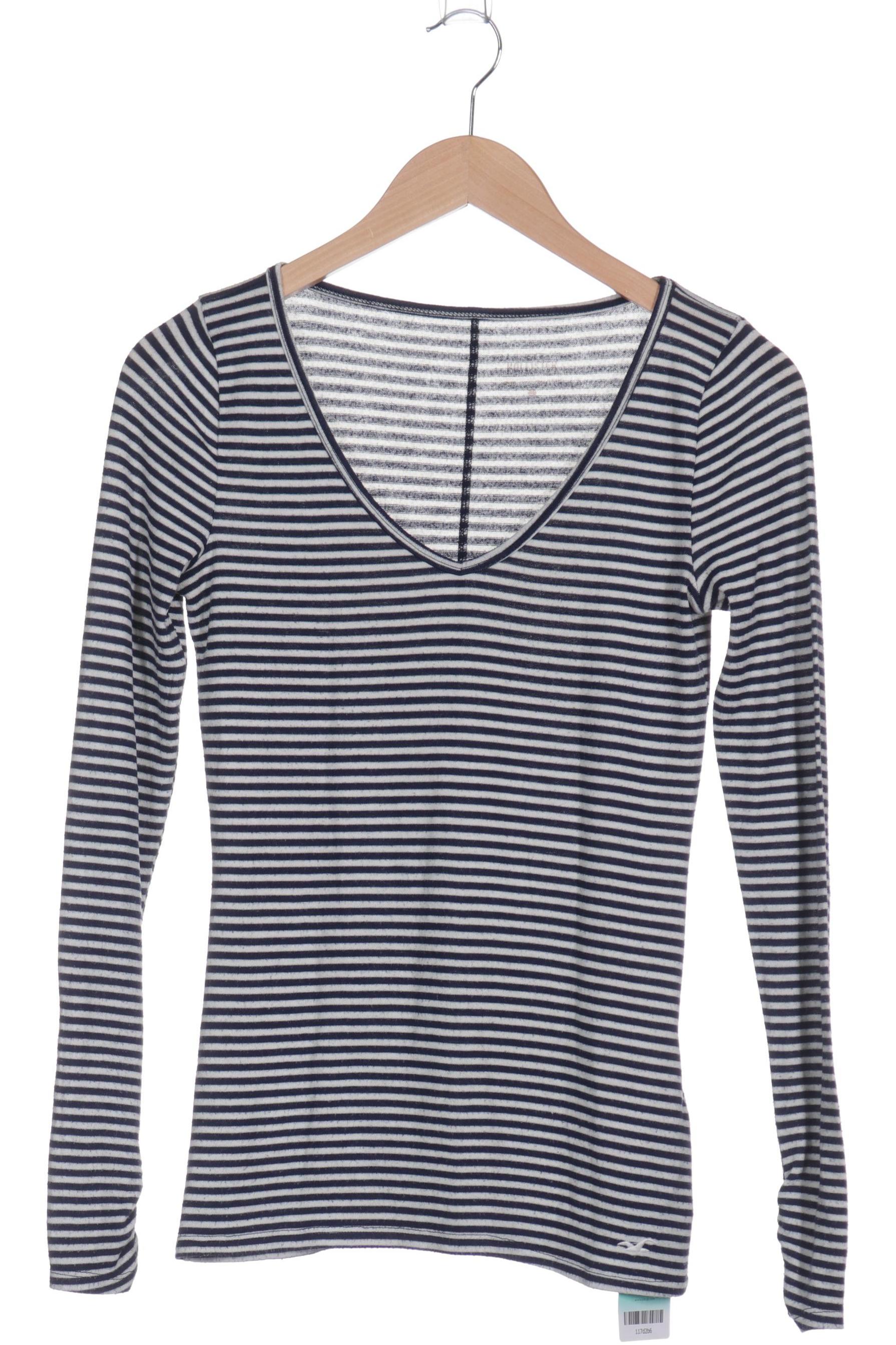 

Hollister Damen Langarmshirt, blau, Gr. 34