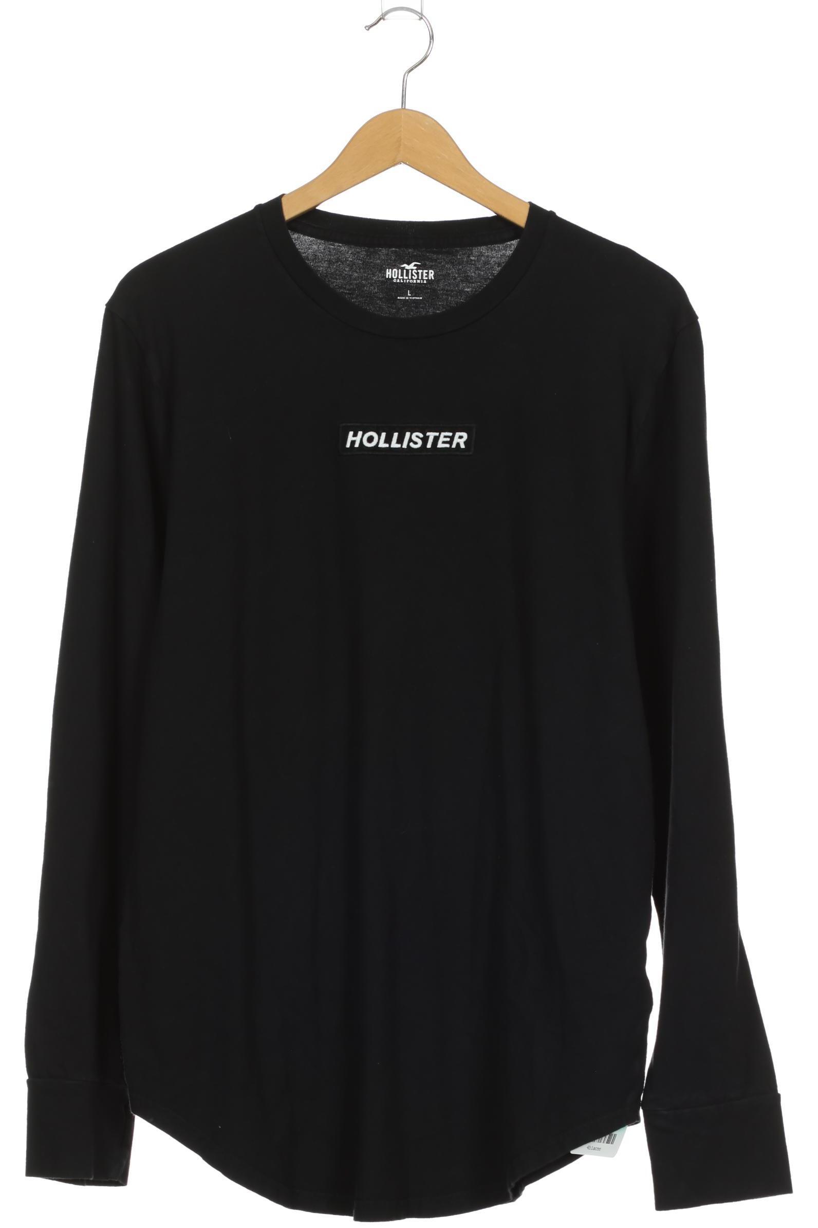 

Hollister Damen Langarmshirt, schwarz, Gr.