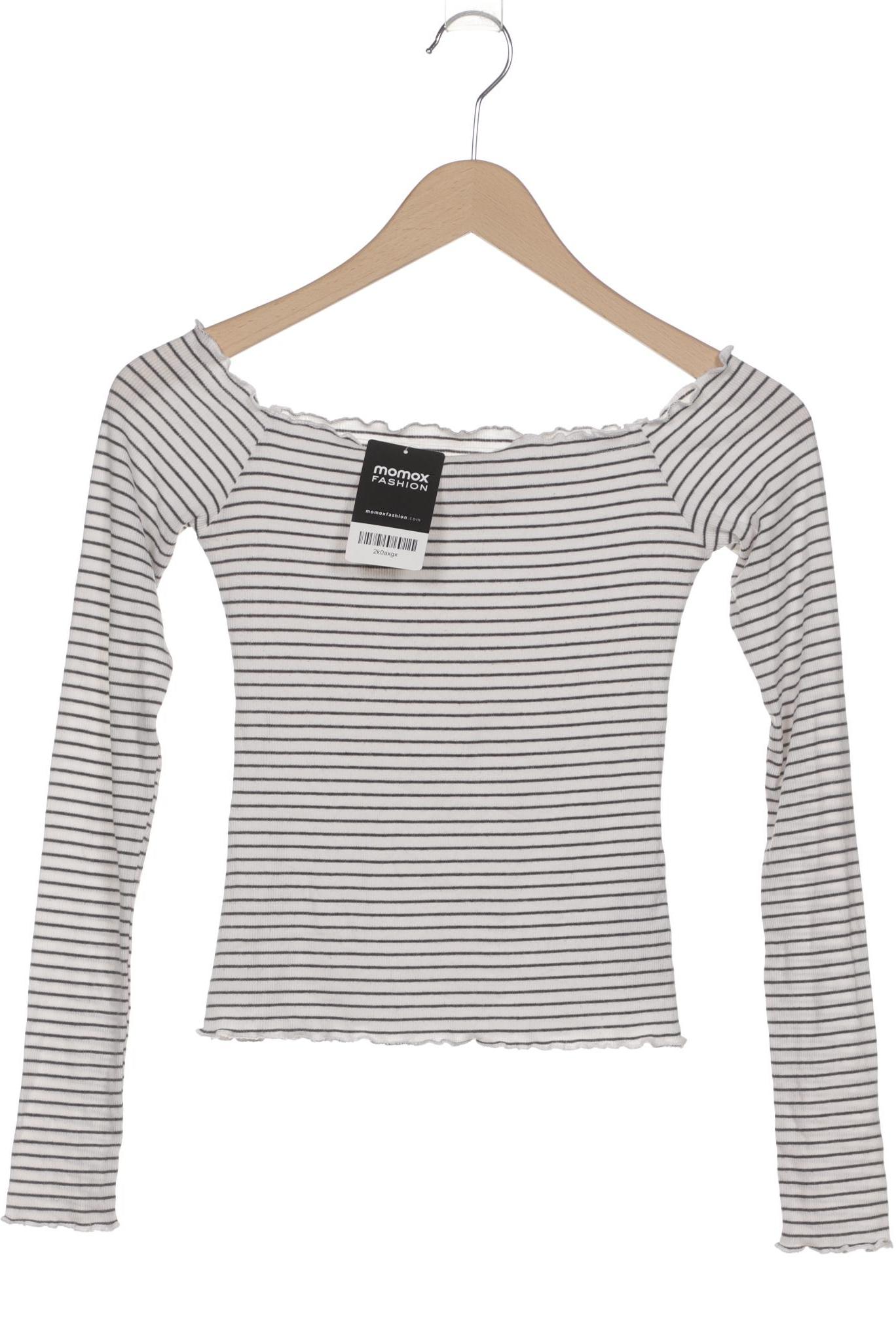 

Hollister Damen Langarmshirt, weiß, Gr. 36