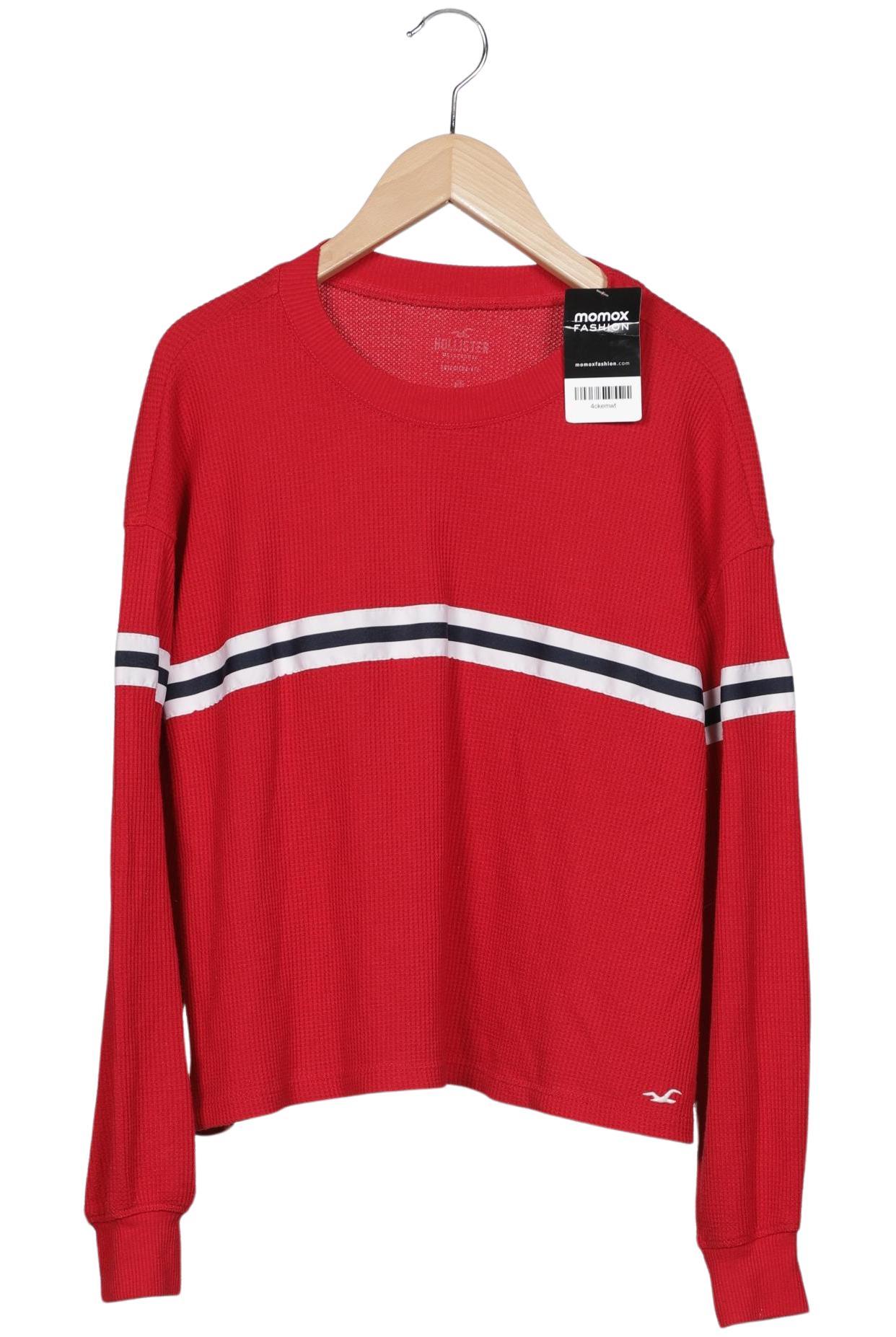 

Hollister Damen Langarmshirt, rot, Gr. 36