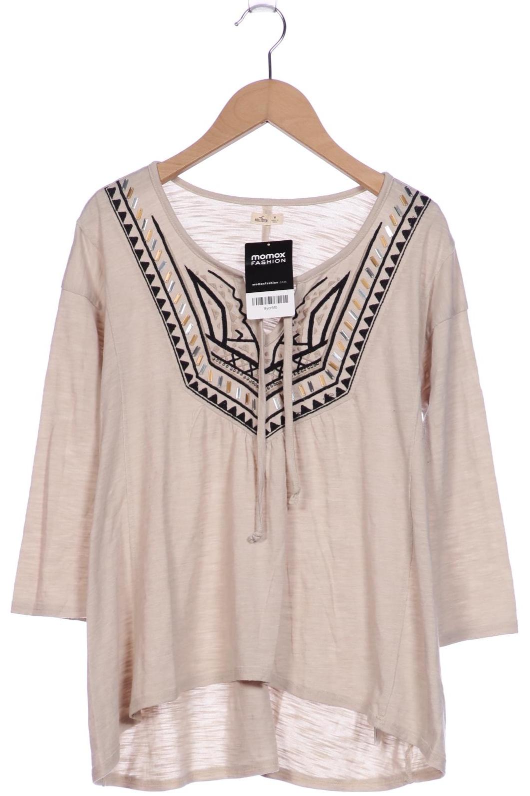 

Hollister Damen Langarmshirt, beige, Gr. 38