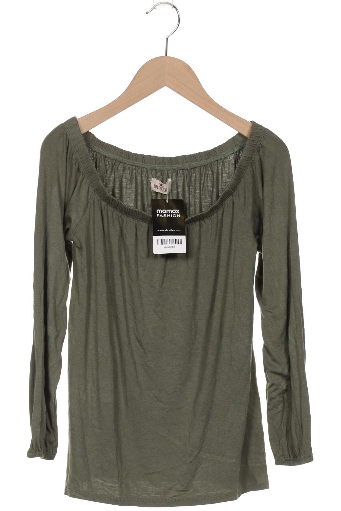 

Hollister Damen Langarmshirt, grün, Gr. 36