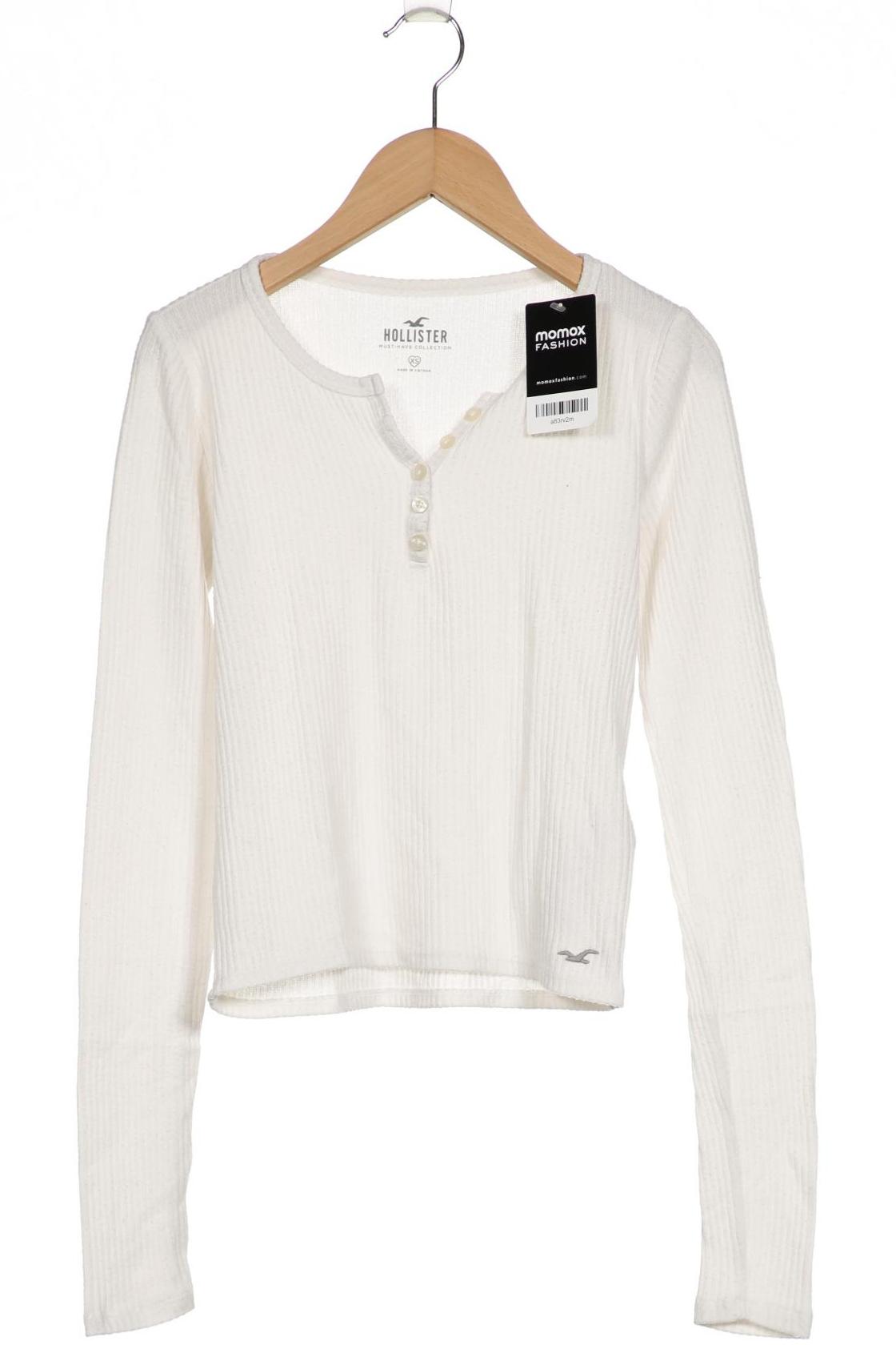 

Hollister Damen Langarmshirt, weiß