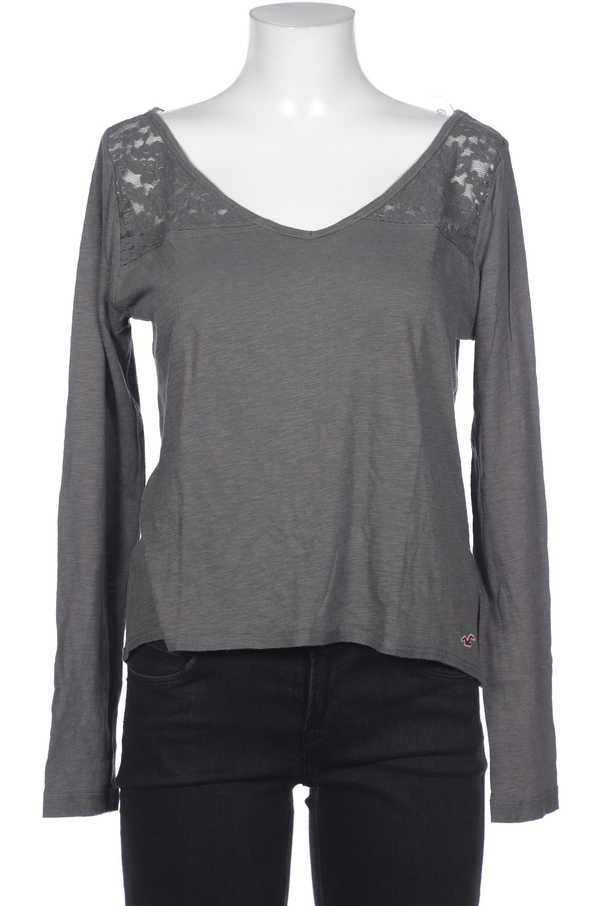 

Hollister Damen Langarmshirt, grau