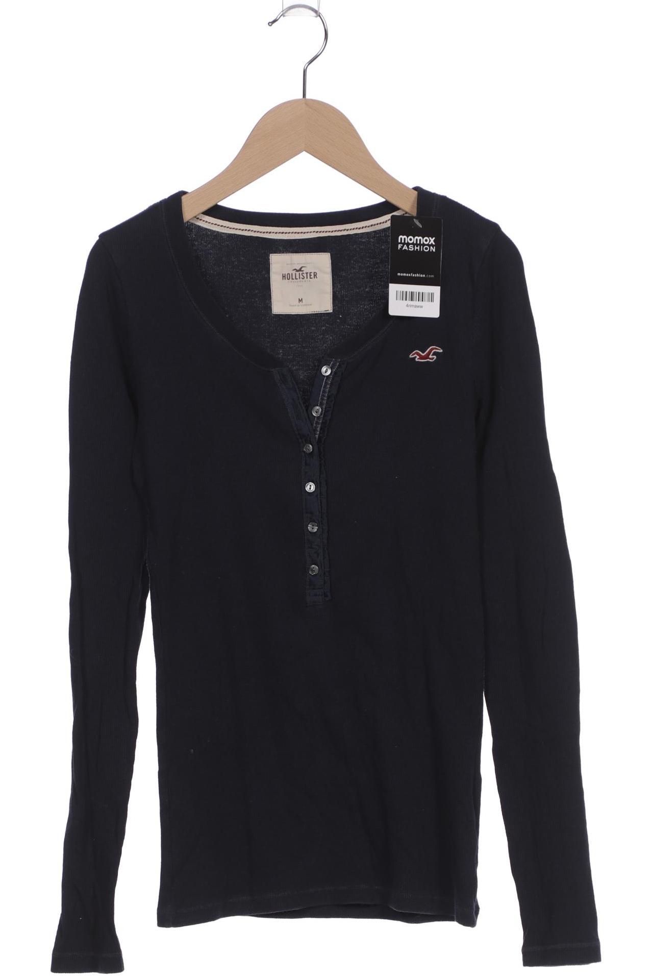 

Hollister Damen Langarmshirt, marineblau, Gr. 38