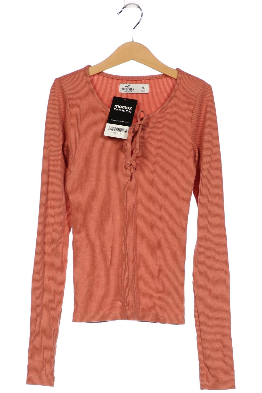 

Hollister Damen Langarmshirt, pink, Gr. 34