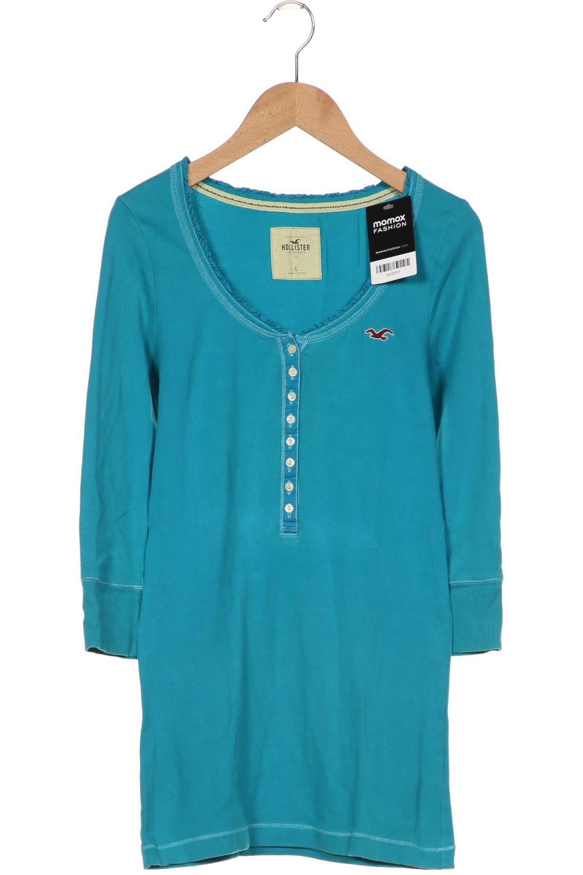 

Hollister Damen Langarmshirt, blau