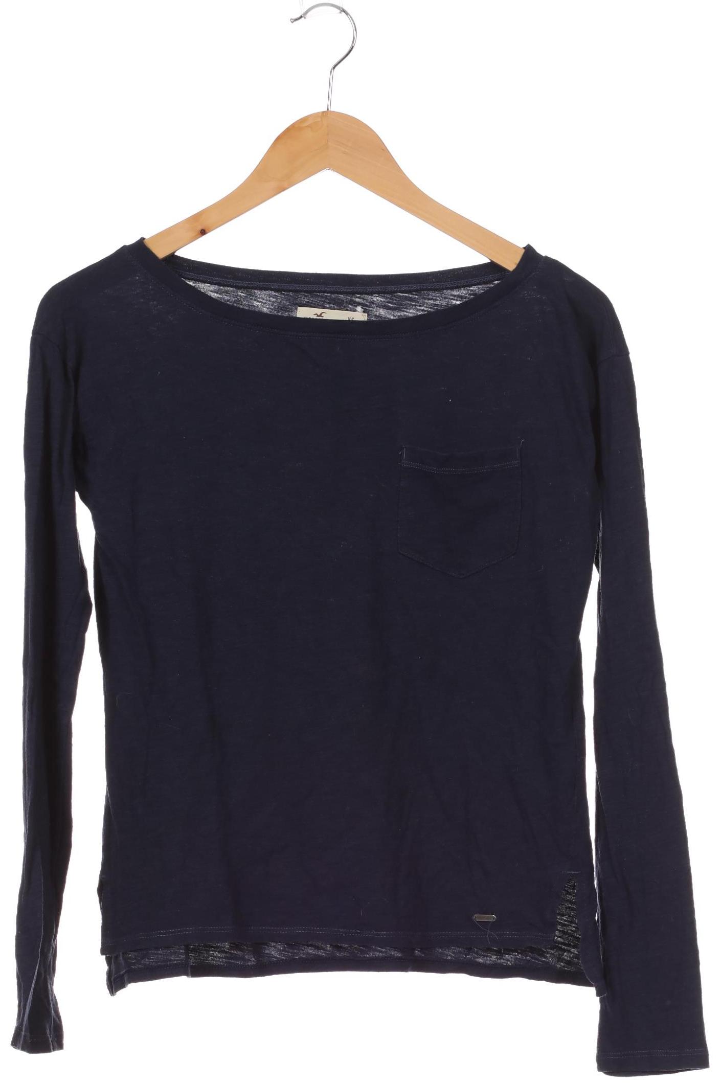 

Hollister Damen Langarmshirt, blau, Gr.