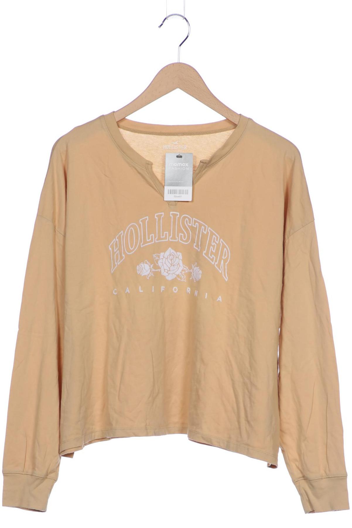 

Hollister Damen Langarmshirt, beige, Gr. 42