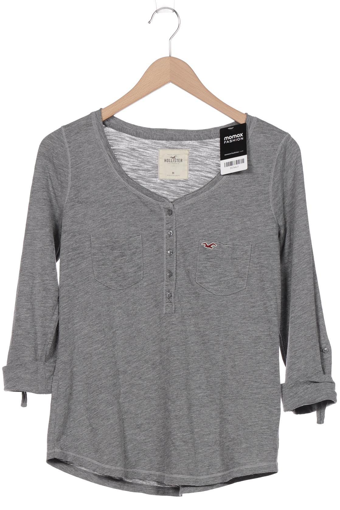 

Hollister Damen Langarmshirt, grau