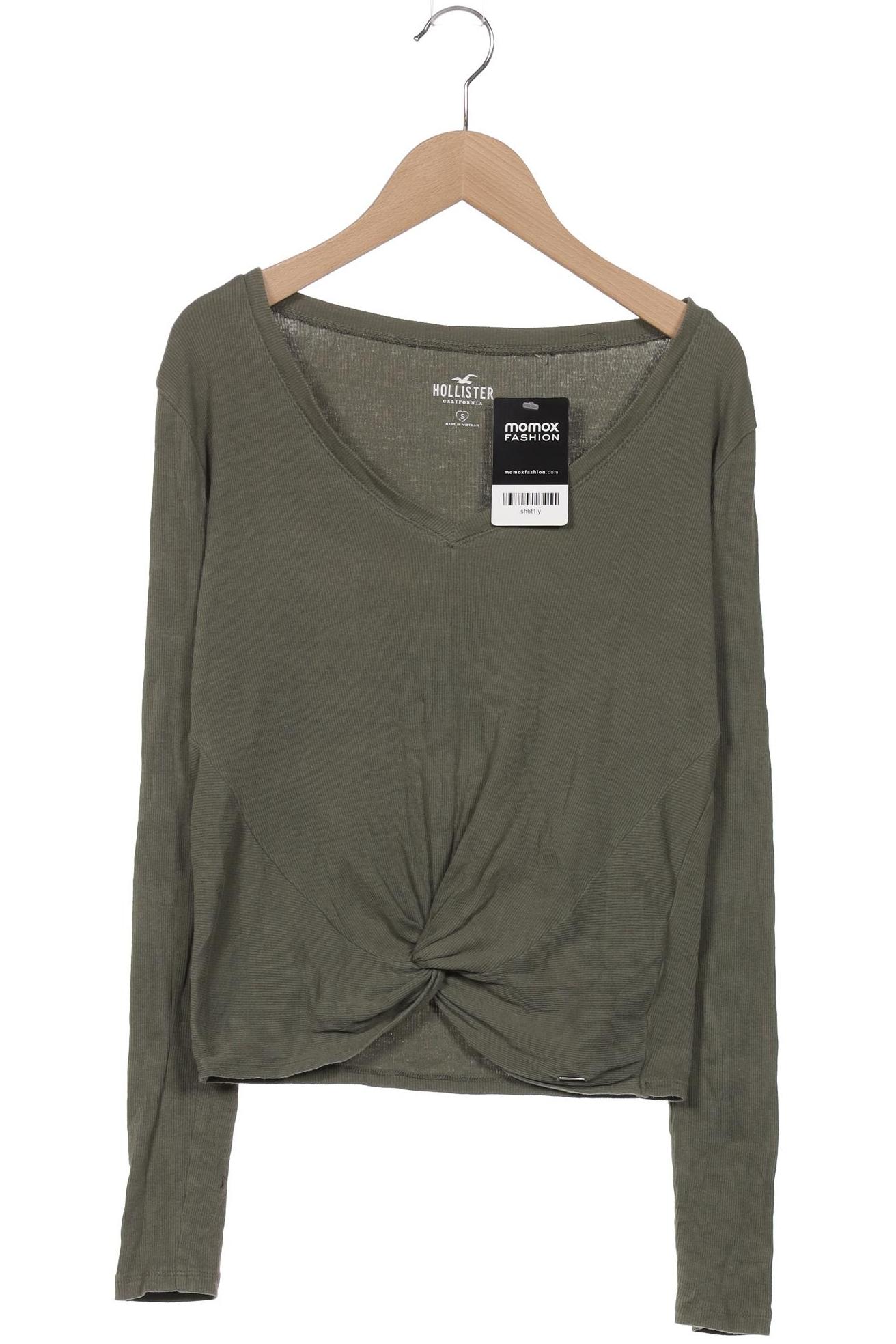 

Hollister Damen Langarmshirt, grün, Gr. 36
