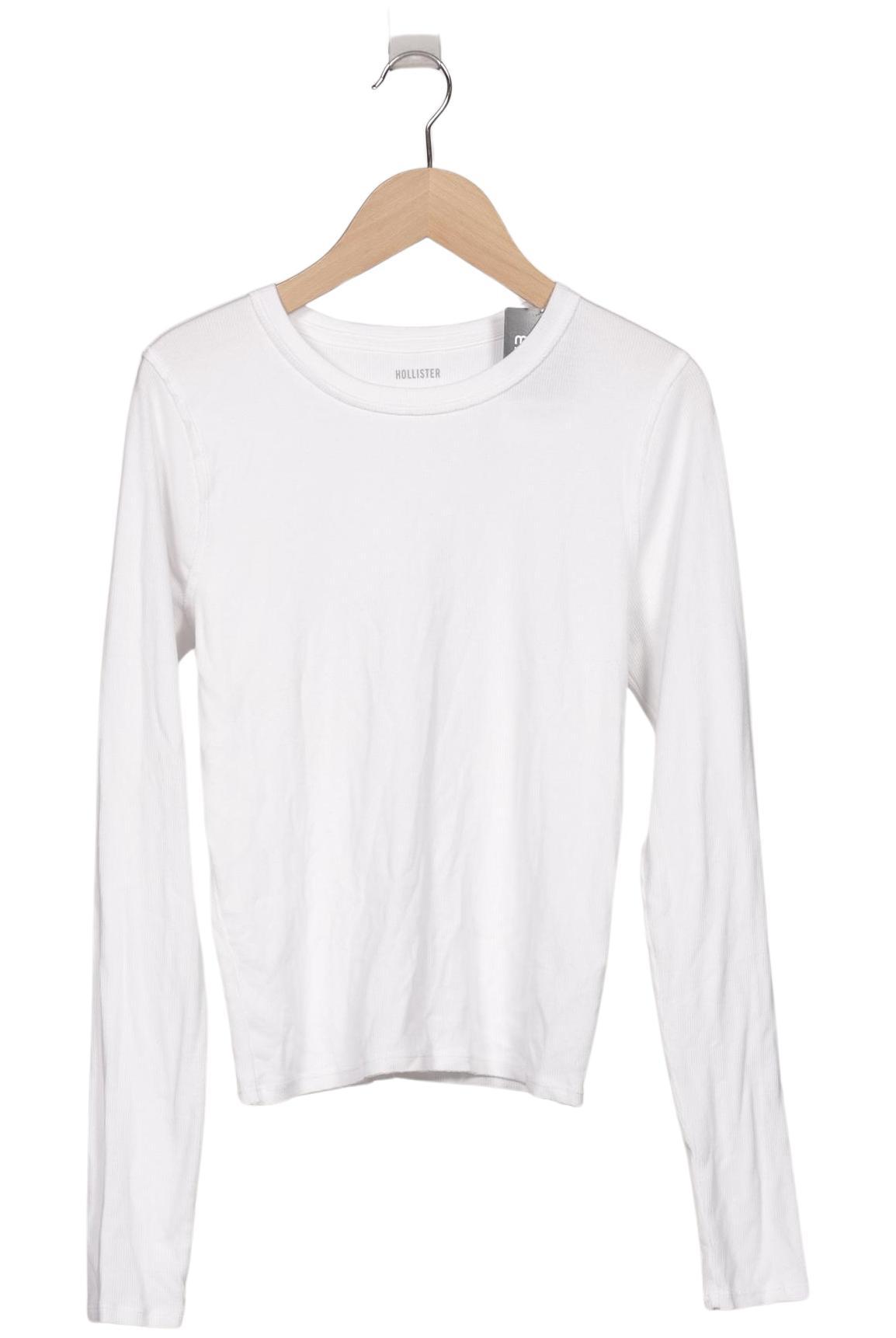 

Hollister Damen Langarmshirt, weiß, Gr. 42