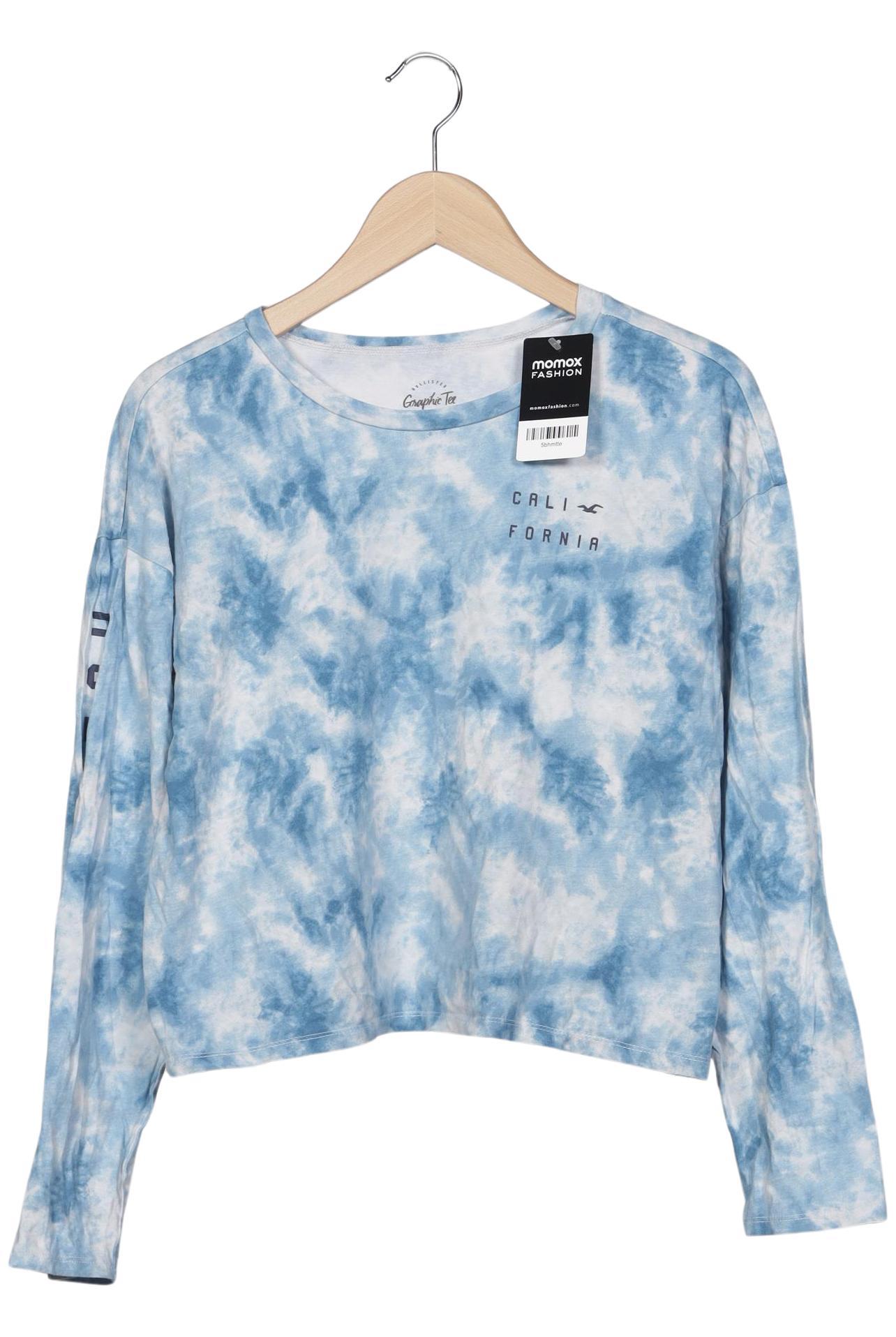 

Hollister Damen Langarmshirt, hellblau, Gr. 38