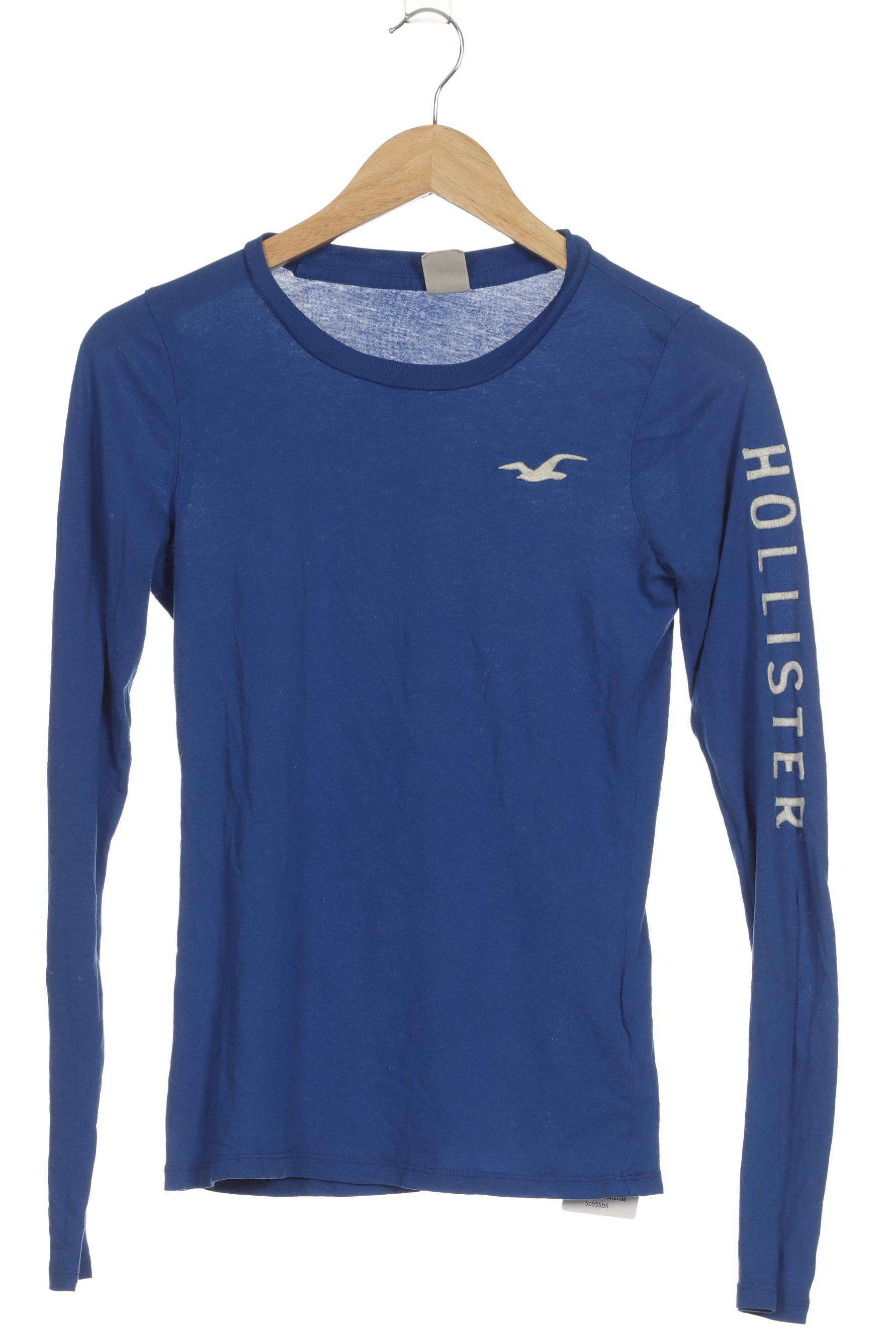 

Hollister Damen Langarmshirt, blau, Gr.