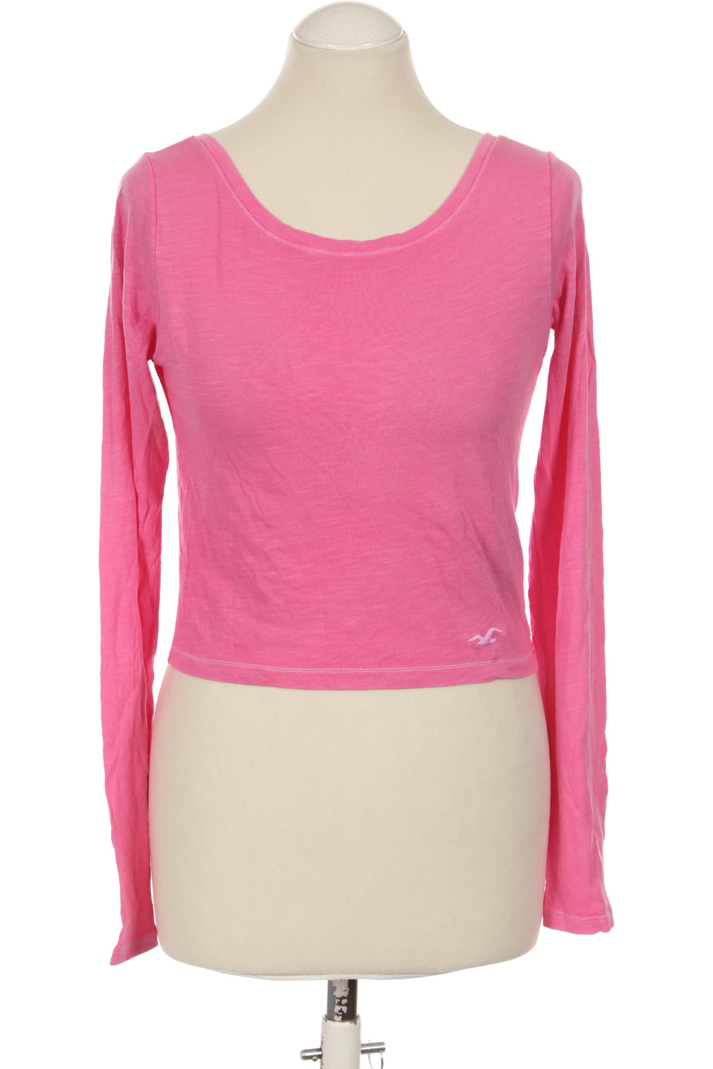 

Hollister Damen Langarmshirt, pink, Gr.