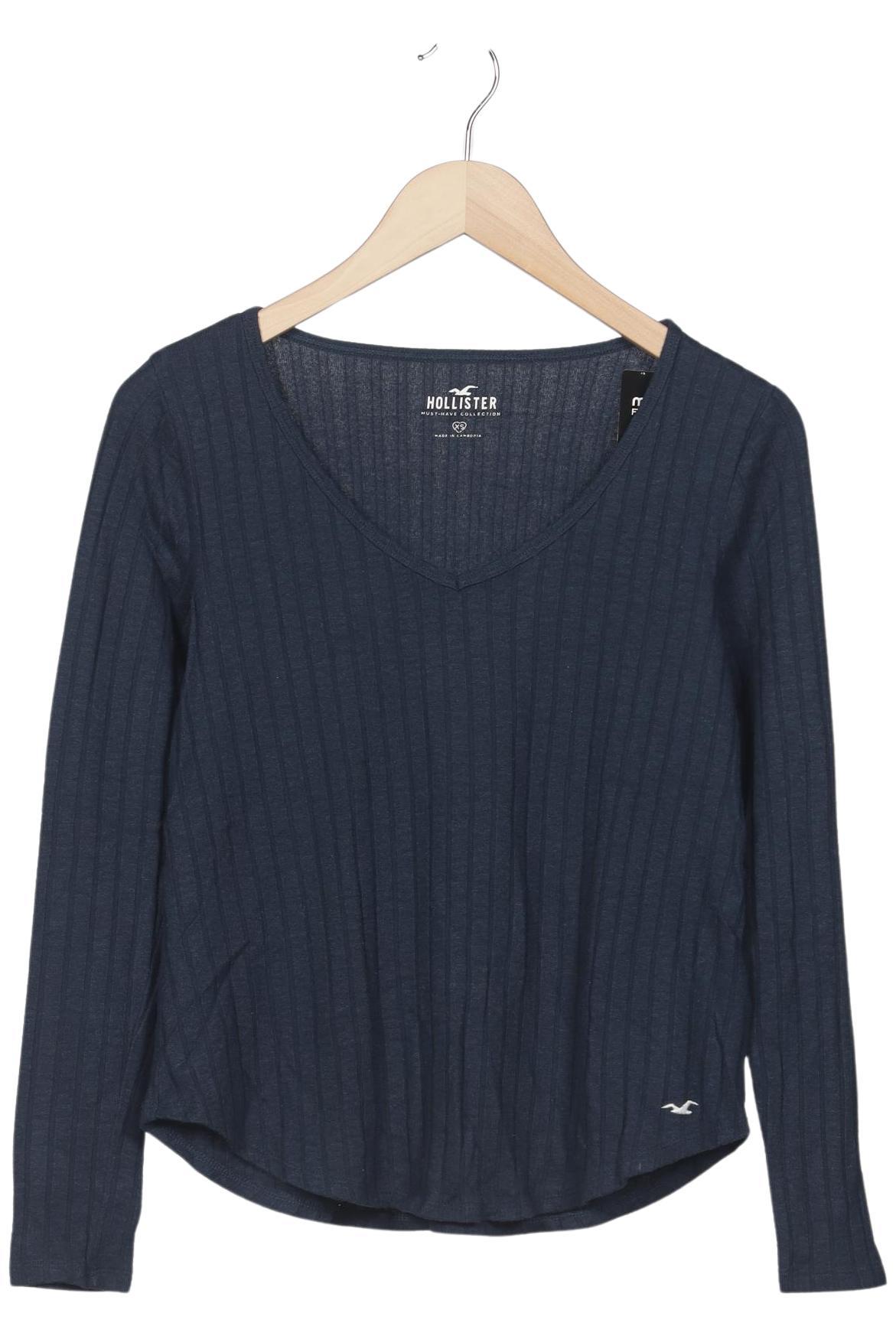 

Hollister Damen Langarmshirt, marineblau, Gr. 34