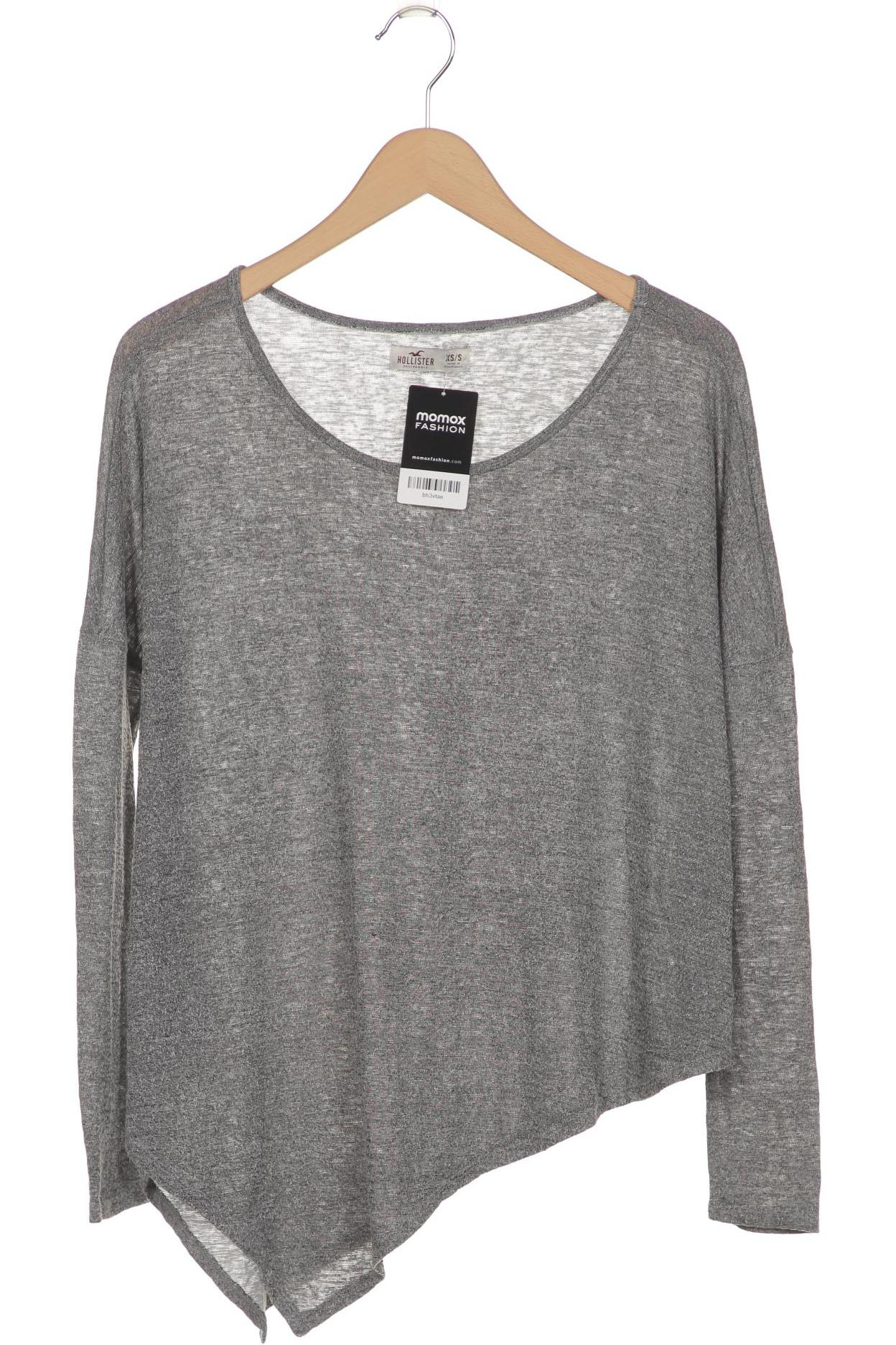 

Hollister Damen Langarmshirt, grau