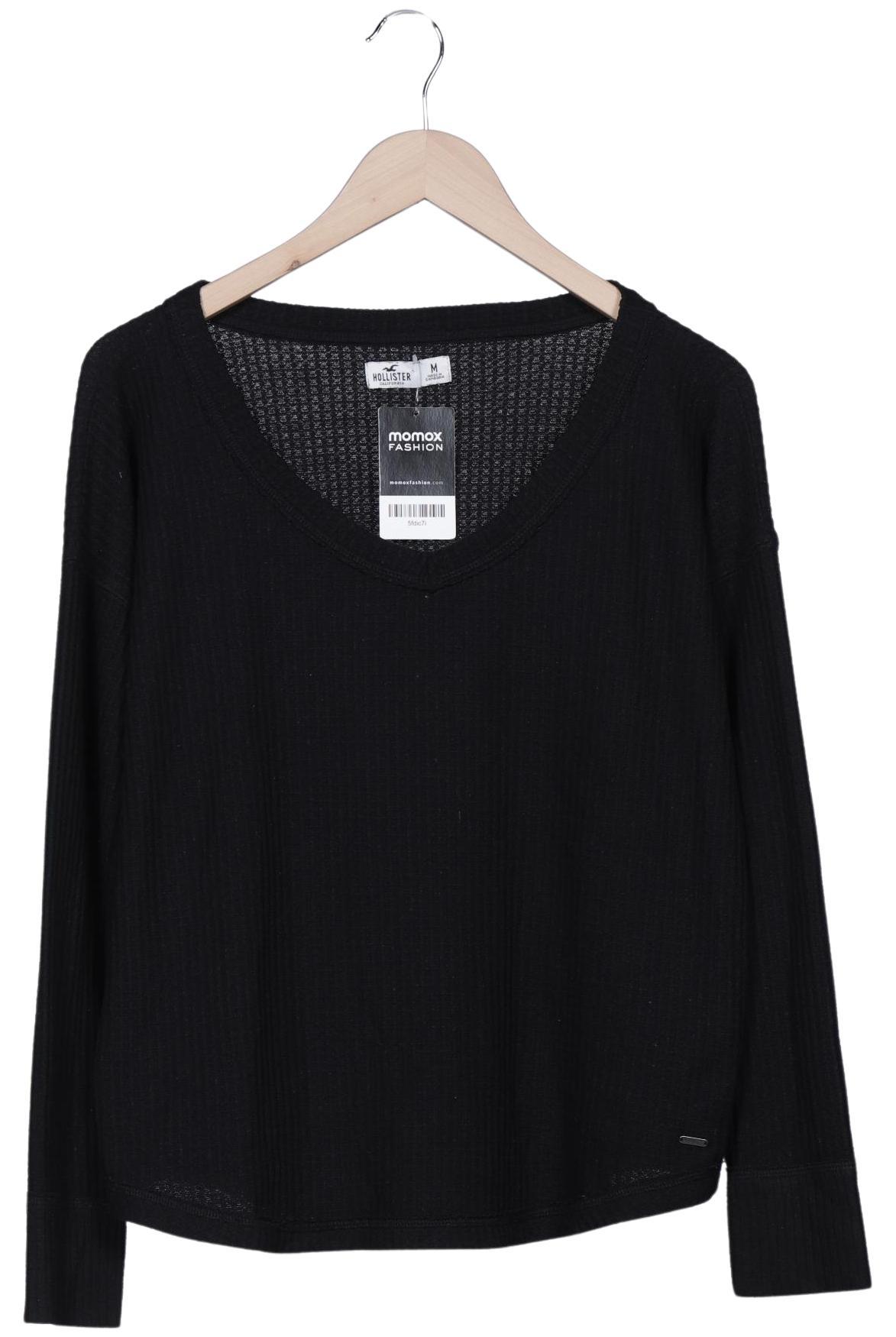 

Hollister Damen Langarmshirt, schwarz, Gr. 38