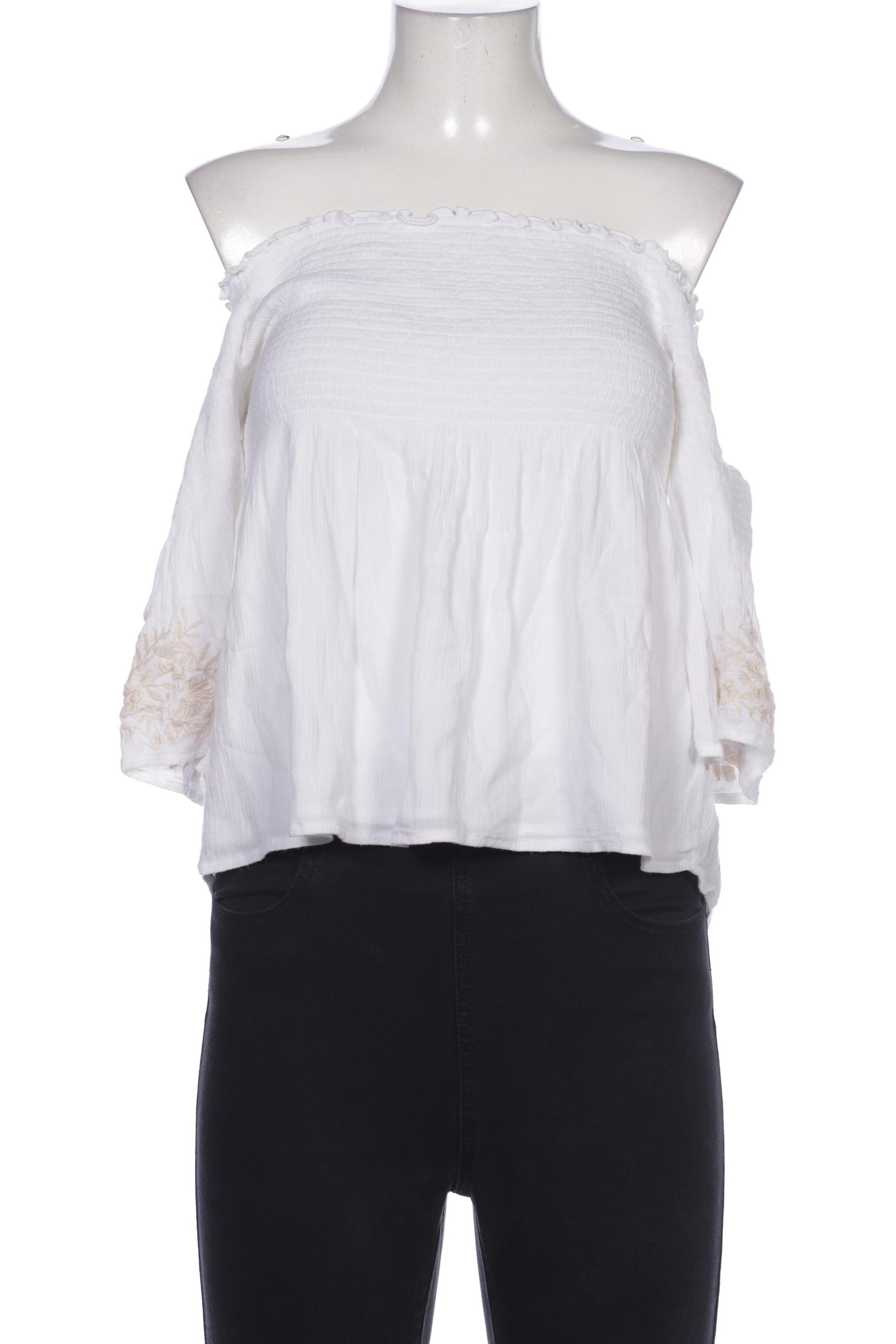 

Hollister Damen Langarmshirt, weiß, Gr. 42