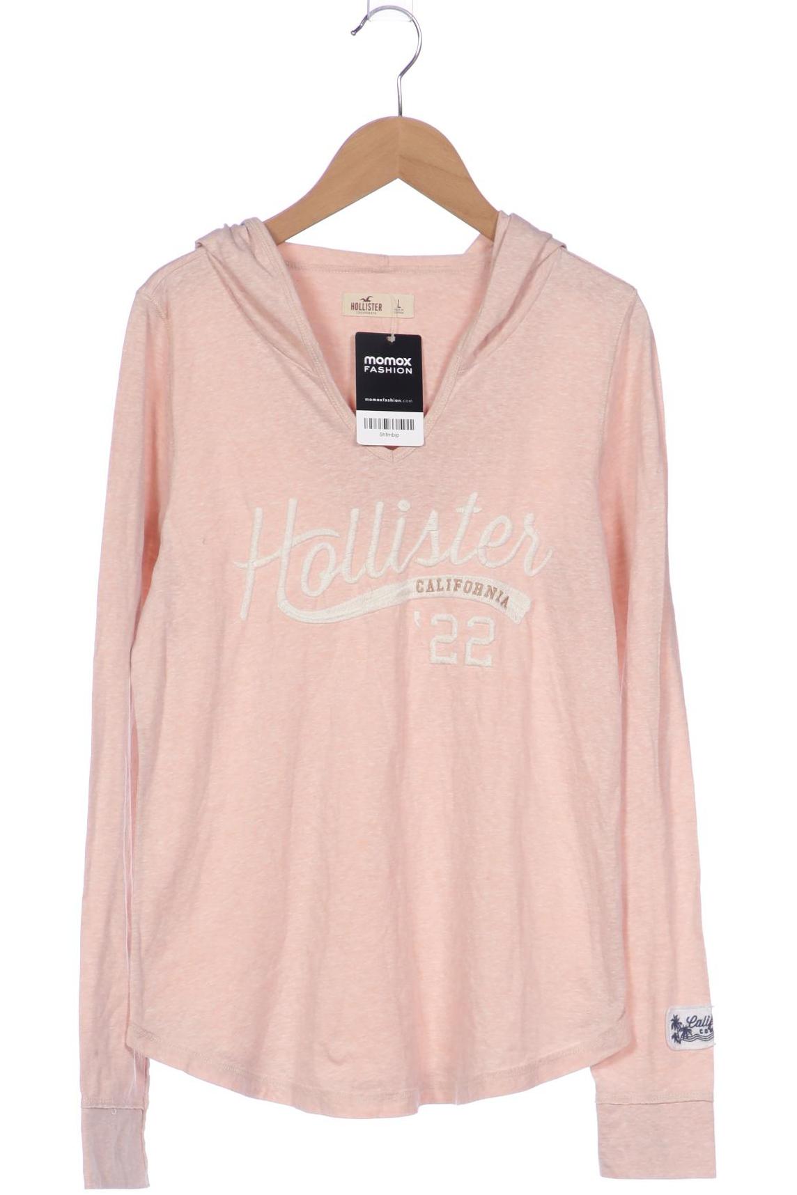 

Hollister Damen Langarmshirt, pink, Gr. 42