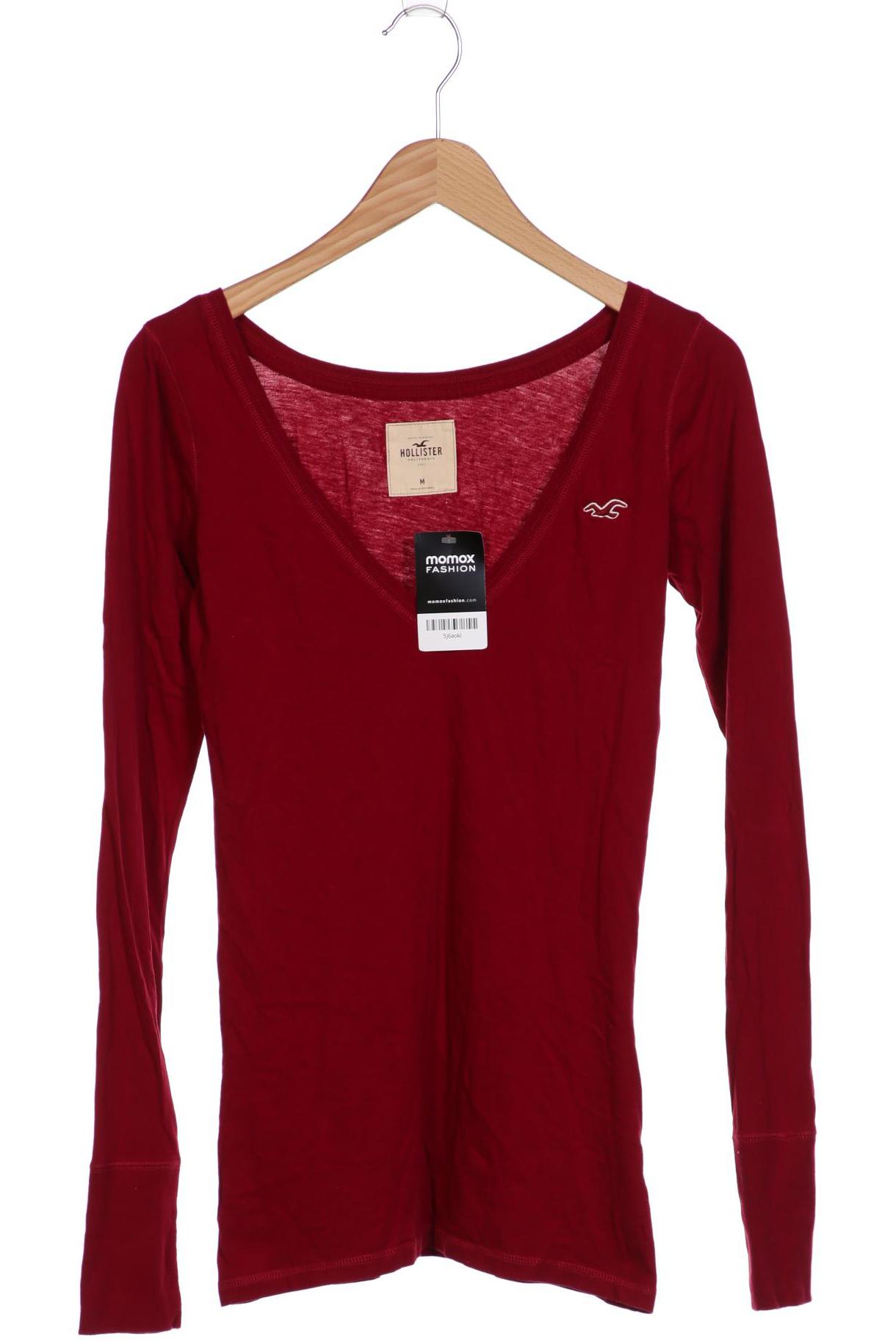 

Hollister Damen Langarmshirt, rot, Gr. 38