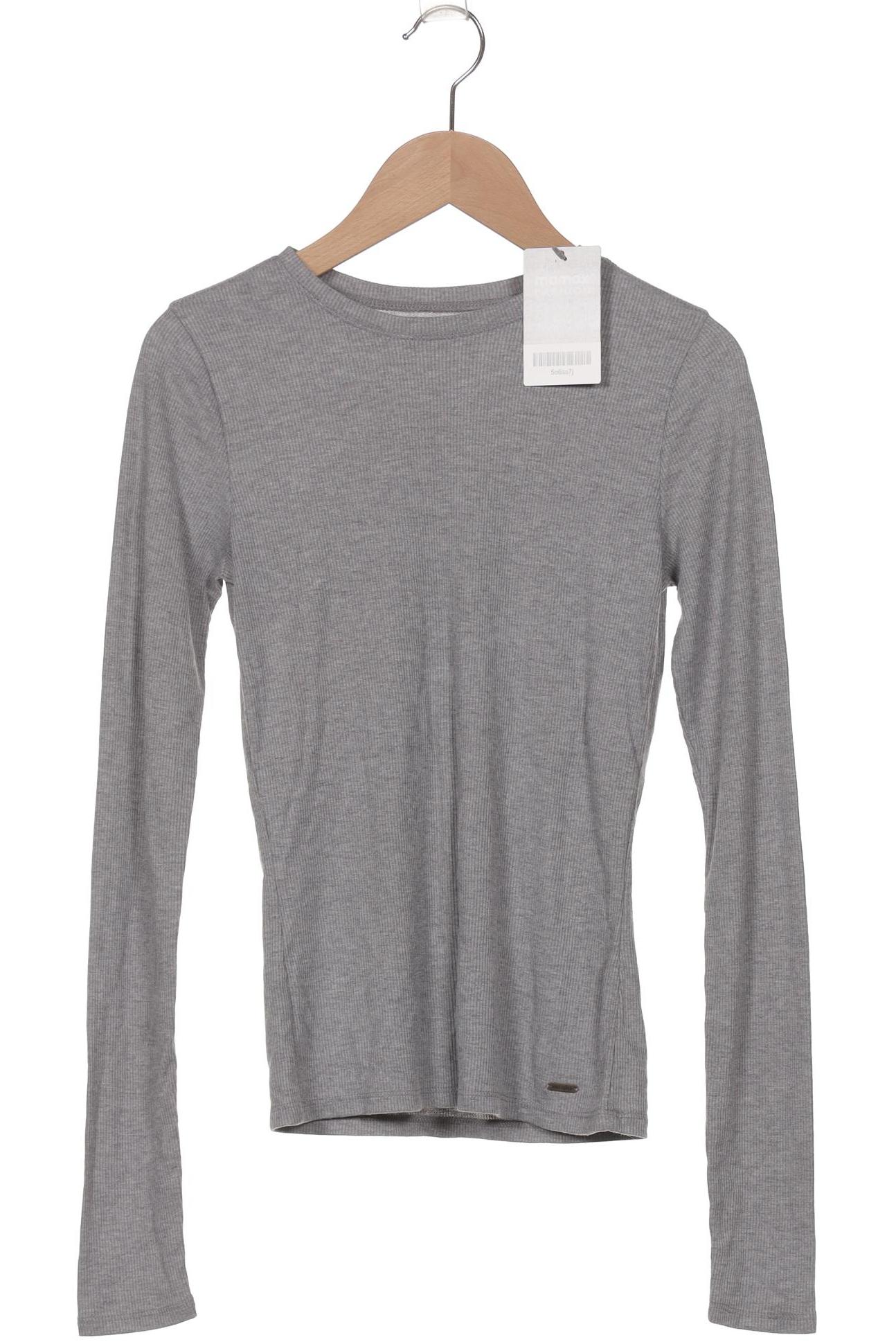 

Hollister Damen Langarmshirt, grau, Gr. 34