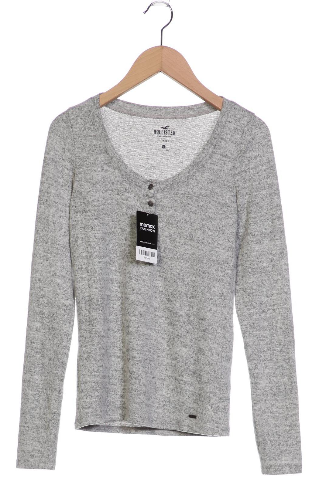 

Hollister Damen Langarmshirt, grau