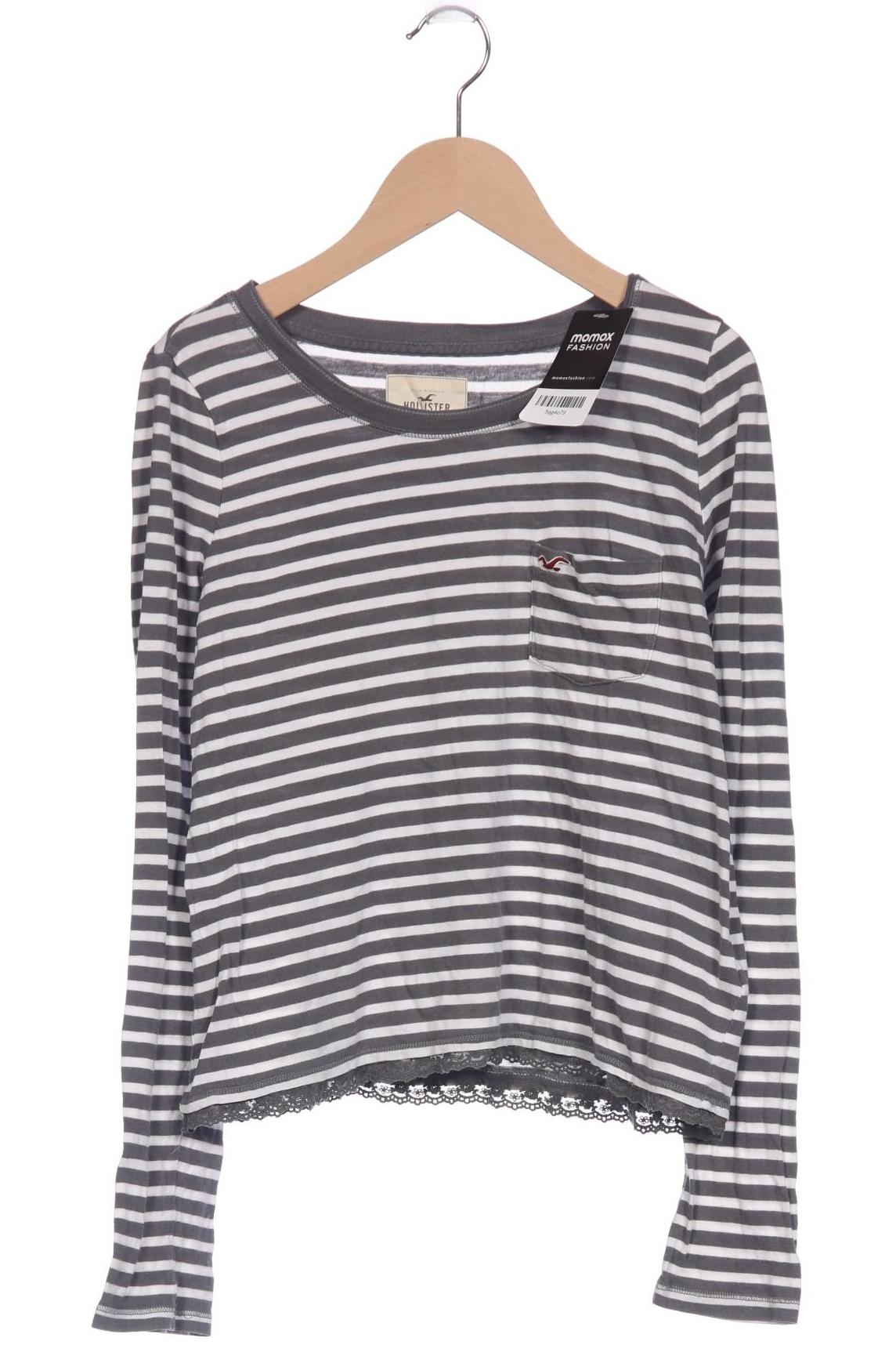 

Hollister Damen Langarmshirt, grau, Gr. 36