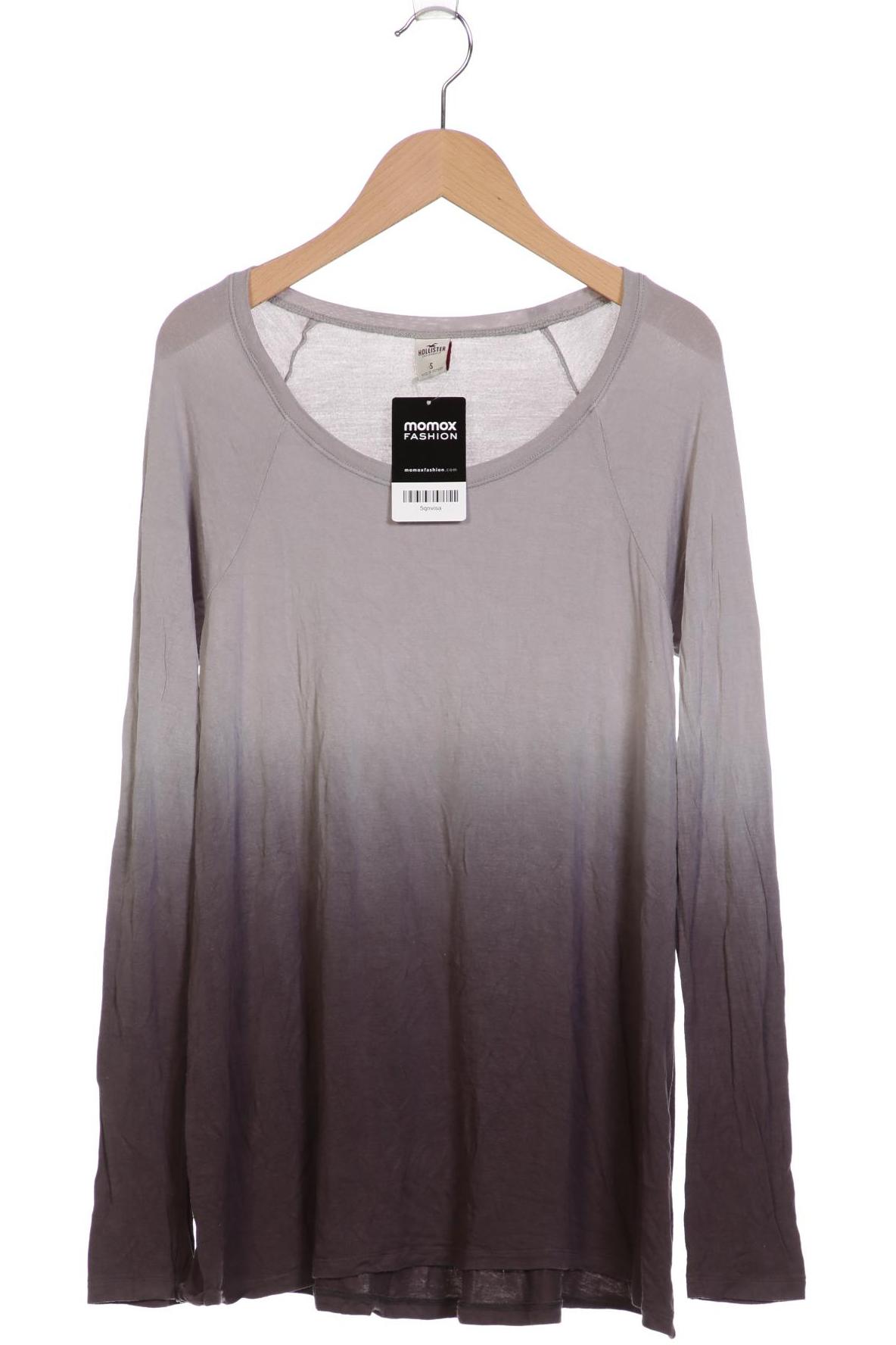 

Hollister Damen Langarmshirt, grau, Gr. 36