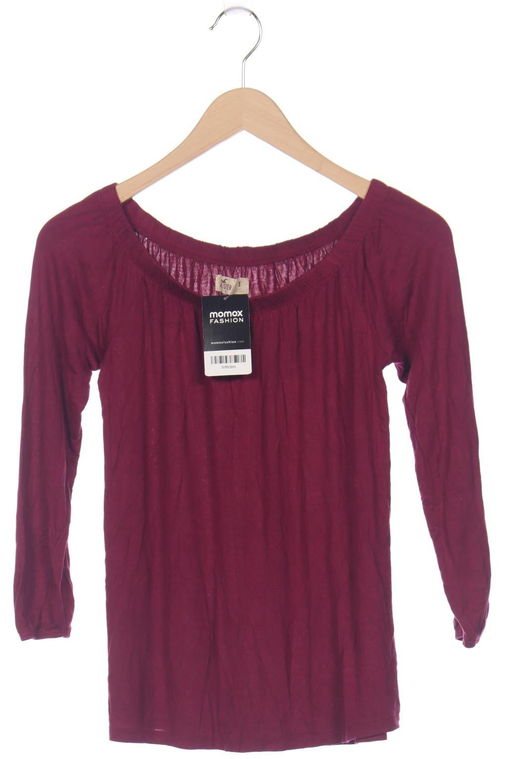 

Hollister Damen Langarmshirt, bordeaux, Gr. 36