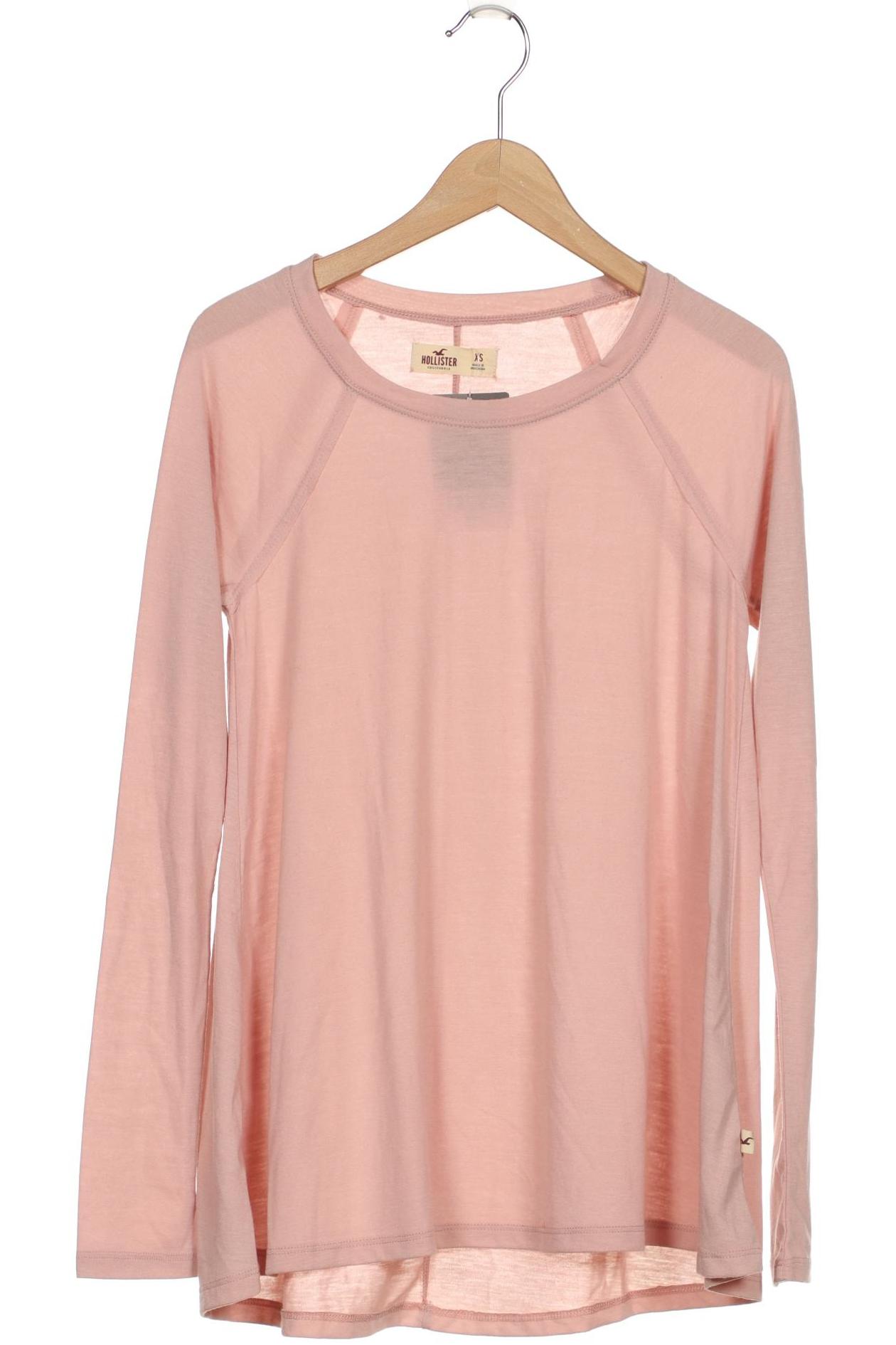 

Hollister Damen Langarmshirt, pink, Gr. 34