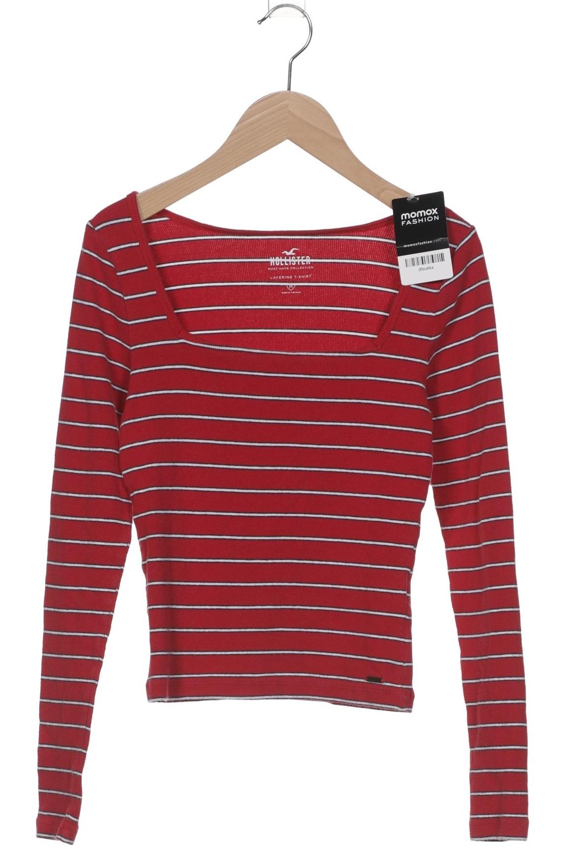 

Hollister Damen Langarmshirt, rot, Gr. 38