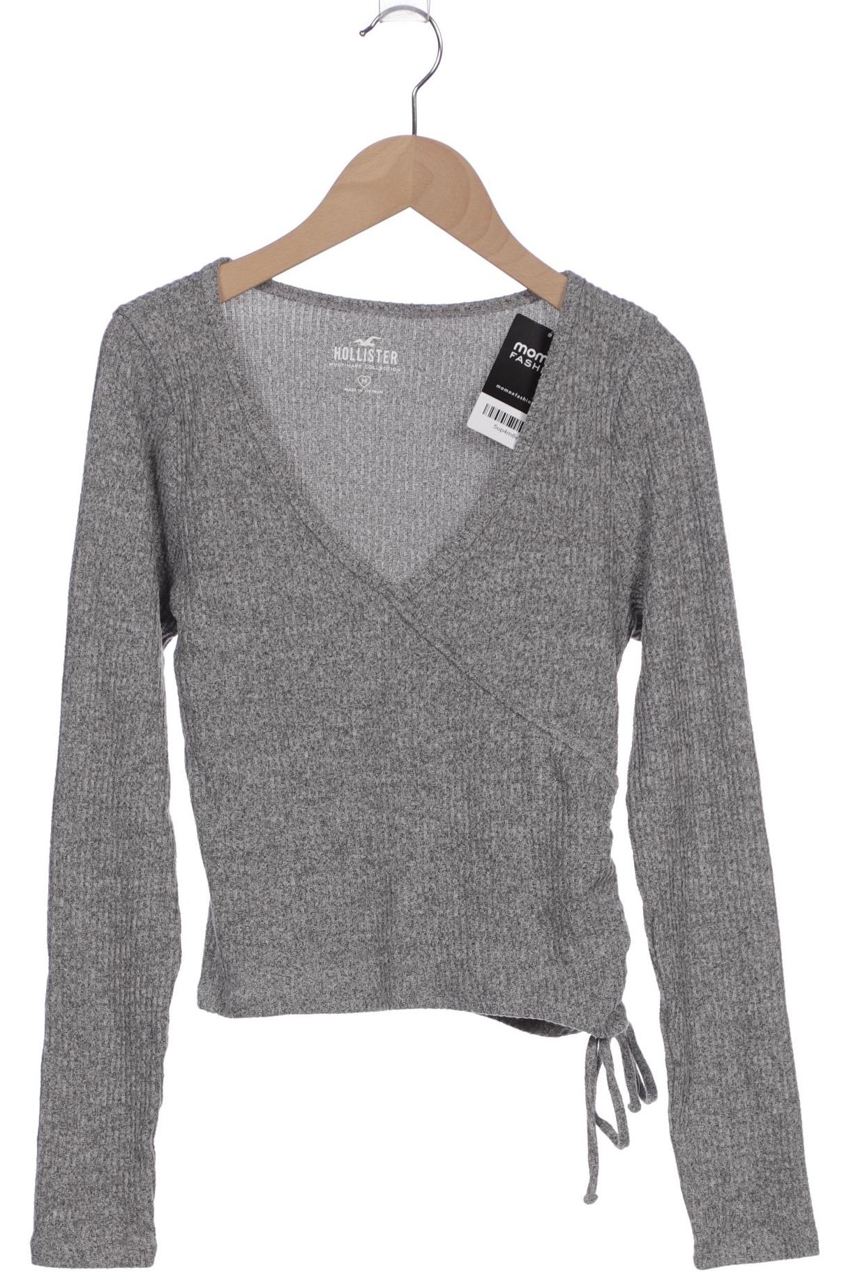 

Hollister Damen Langarmshirt, grau, Gr. 38