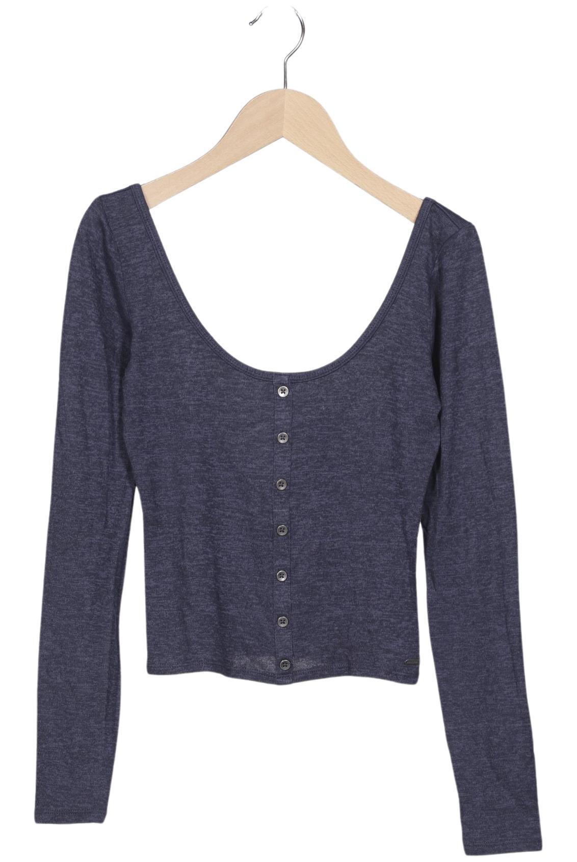 

Hollister Damen Langarmshirt, marineblau, Gr. 34