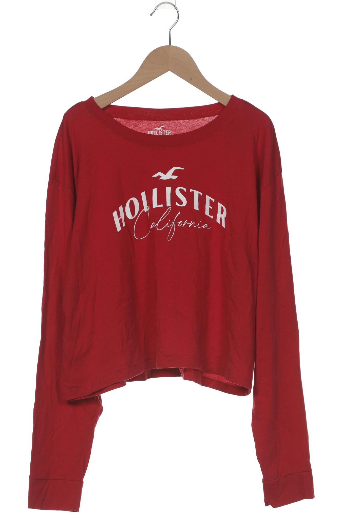 

Hollister Damen Langarmshirt, rot, Gr. 44