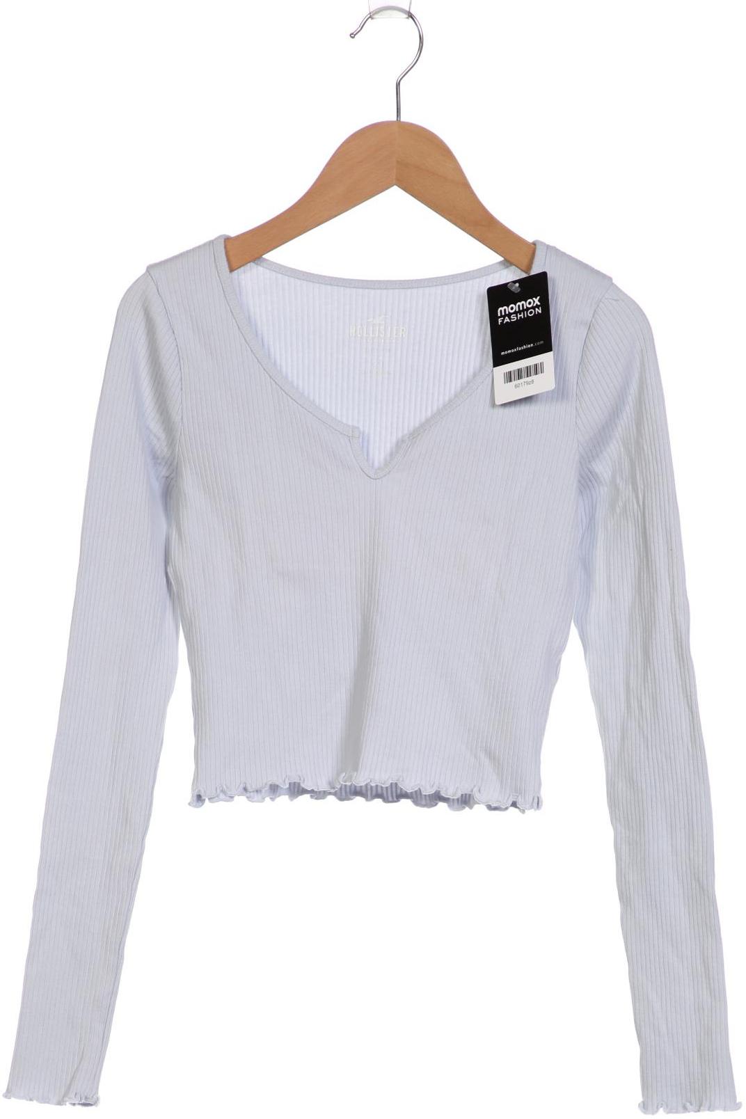 

Hollister Damen Langarmshirt, hellblau, Gr. 36