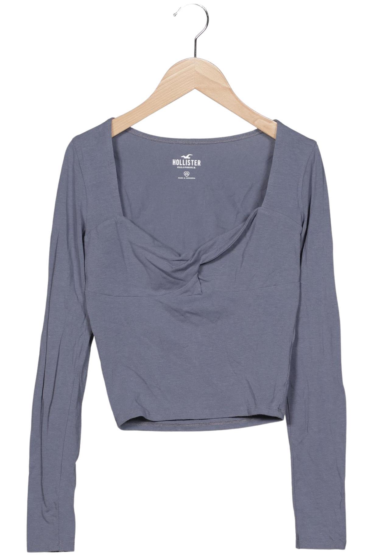 

Hollister Damen Langarmshirt, flieder, Gr. 34