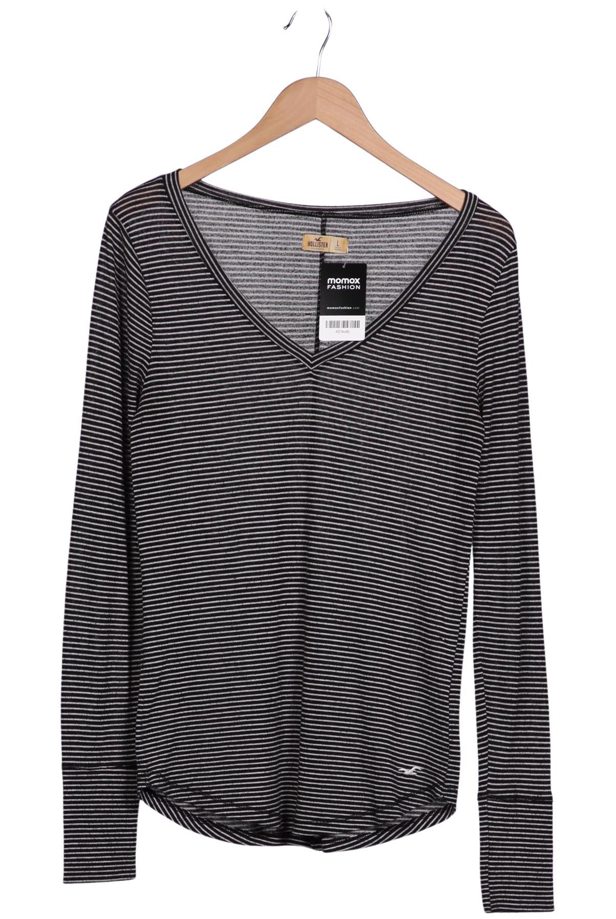 

Hollister Damen Langarmshirt, grau, Gr. 42