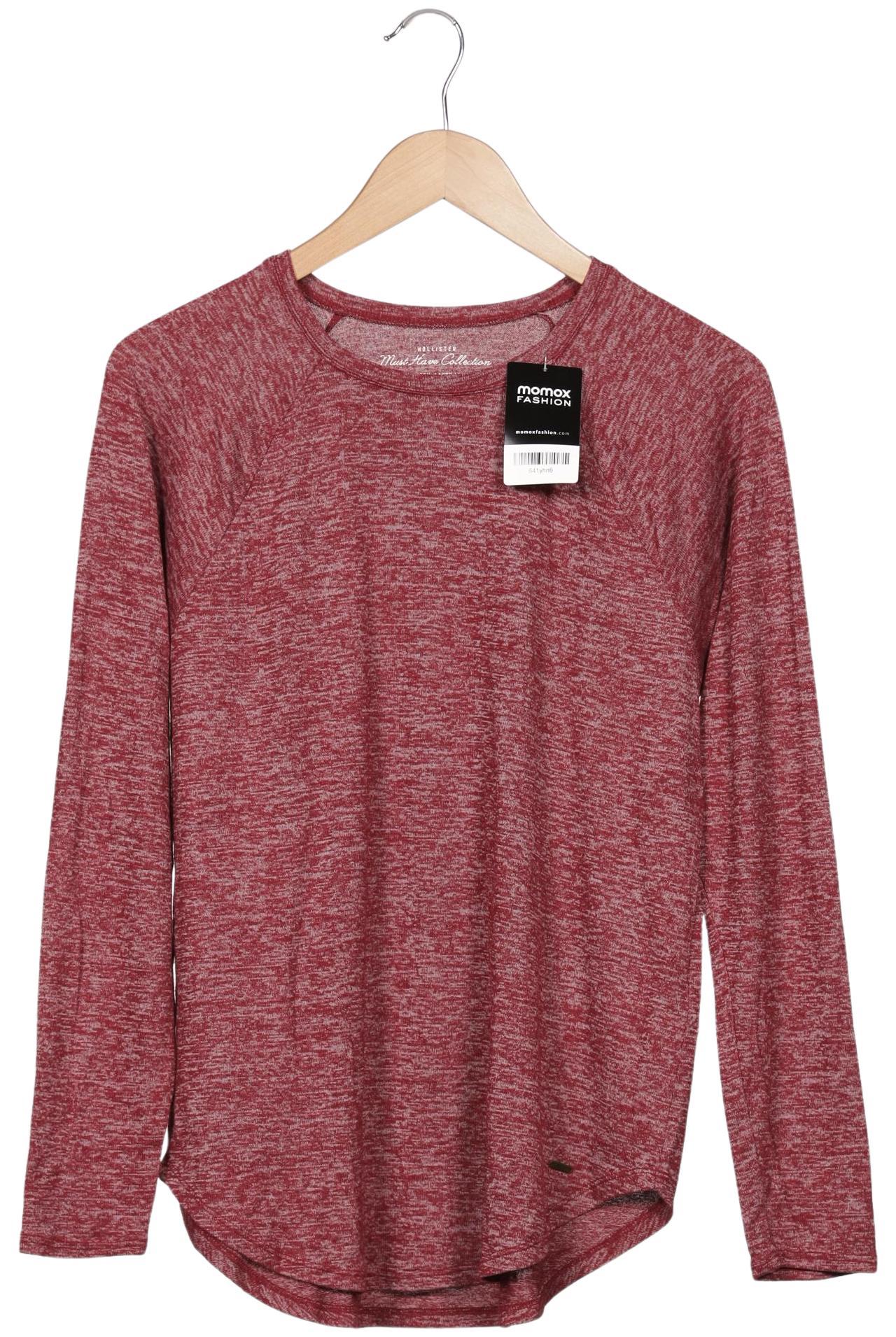 

Hollister Damen Langarmshirt, rot, Gr. 38