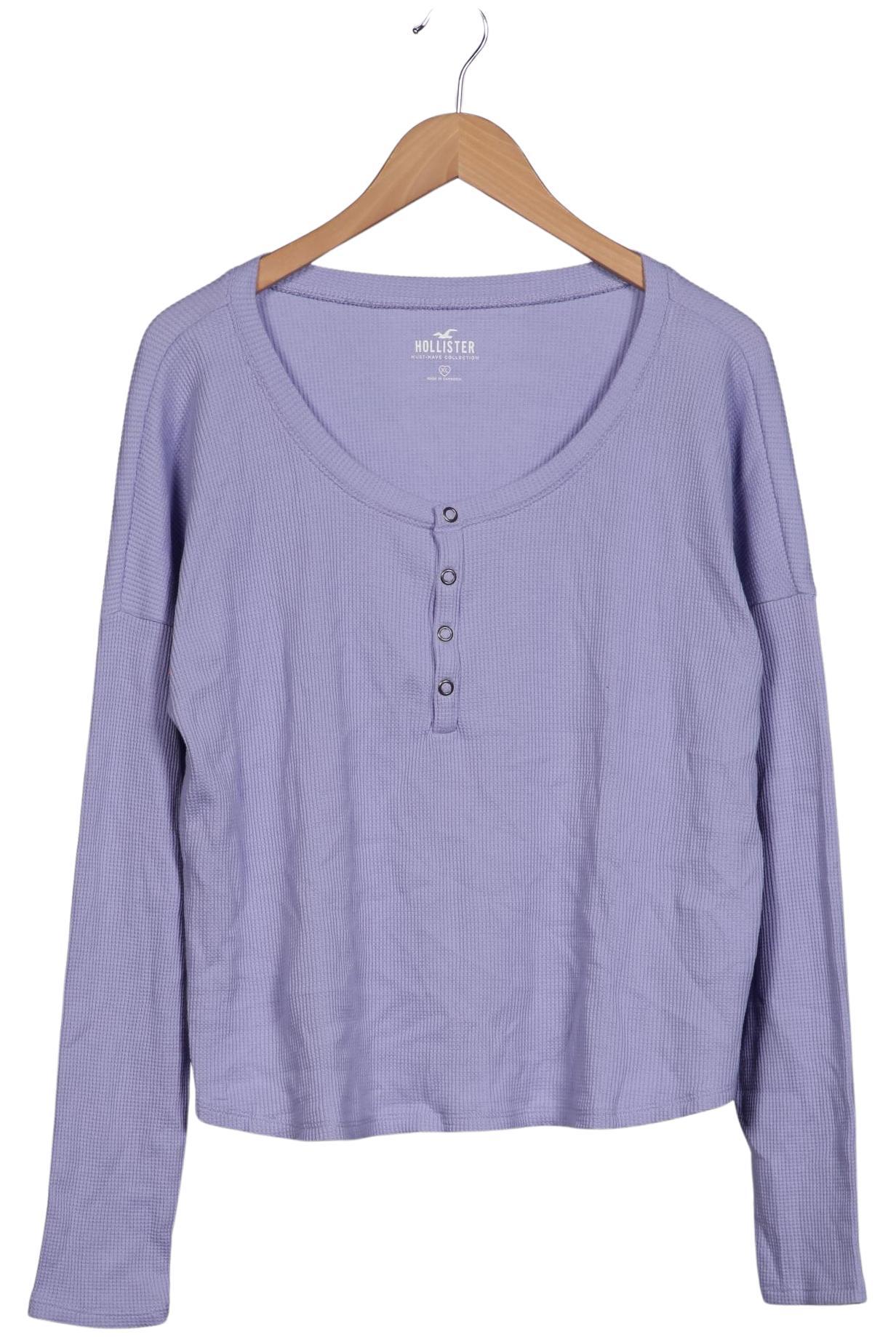 

Hollister Damen Langarmshirt, flieder, Gr. 44